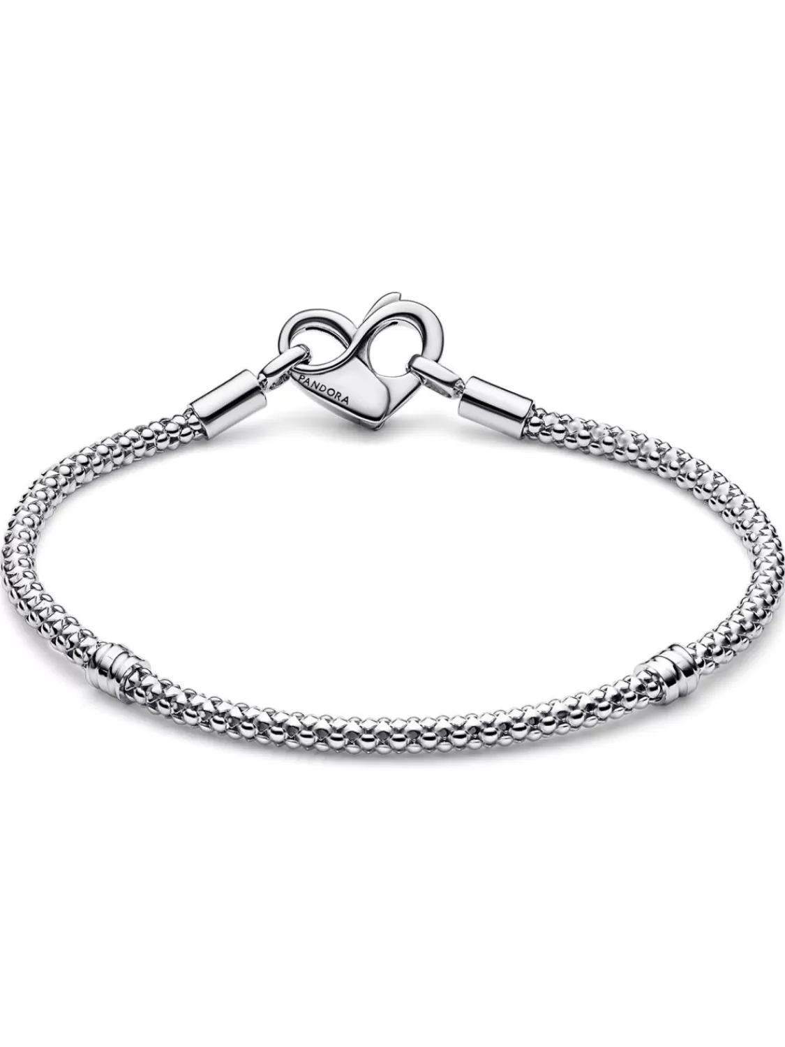 Pandora Charm-Armband Fur Damen Silber 925 Nietenkette | Damenschmuck