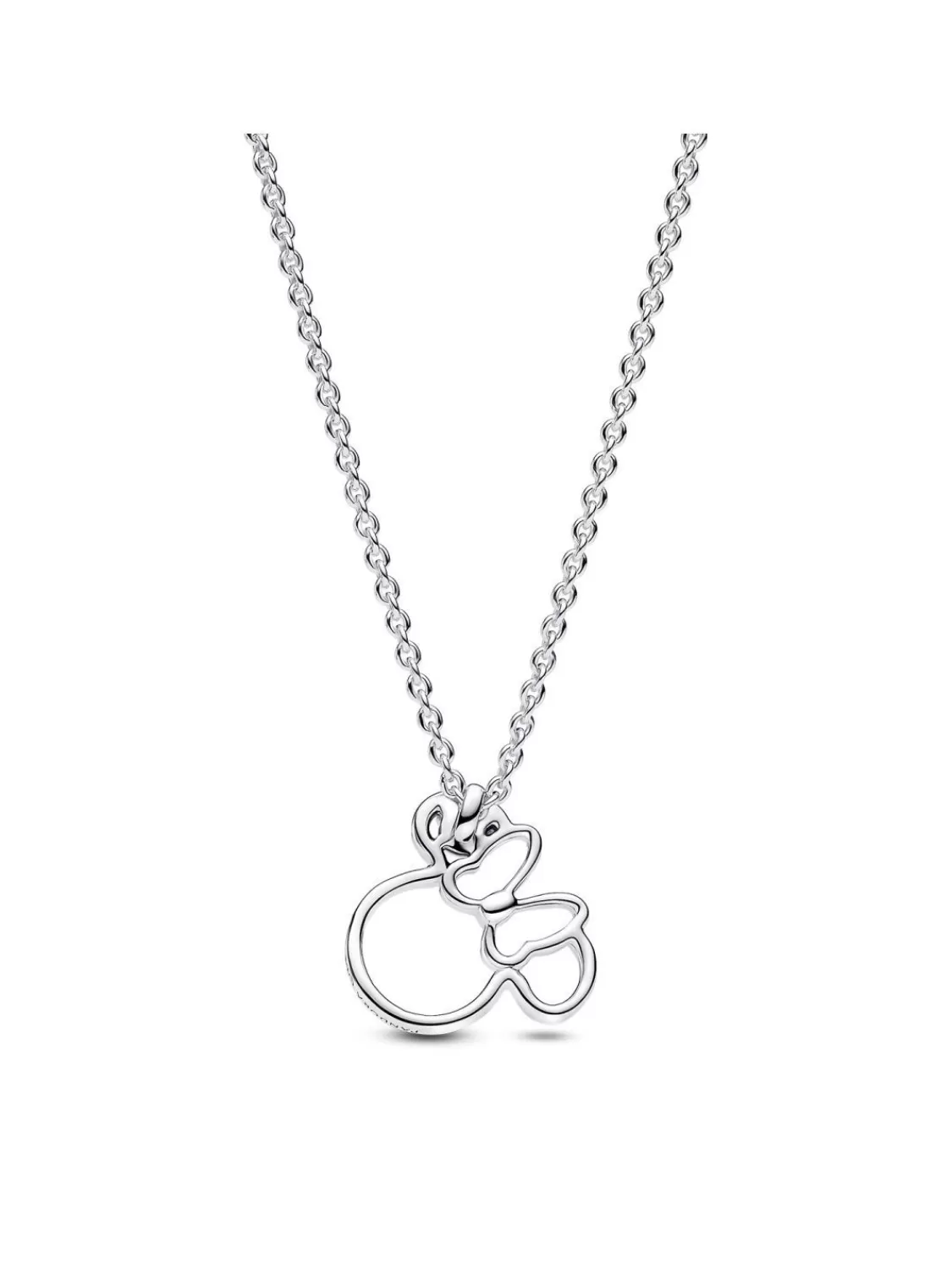 Pandora Damen Silber-Kette Disney Minnie Maus Silhouette | Damenschmuck