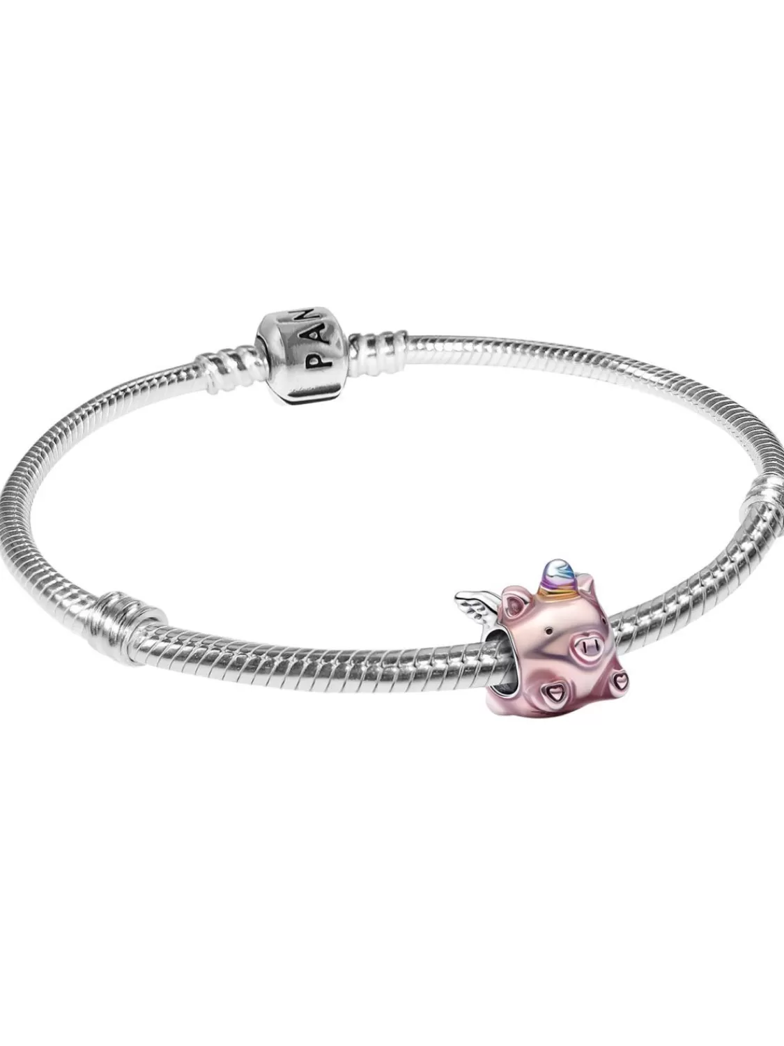 Pandora Damen-Armband Fliegendes Einhorn-Schwein Silber | Damenschmuck