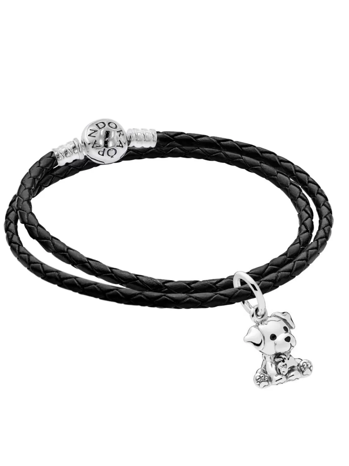 Pandora Damen-Armband Im Set Mit Charm-Anhanger Labrador Puppy | Damenschmuck