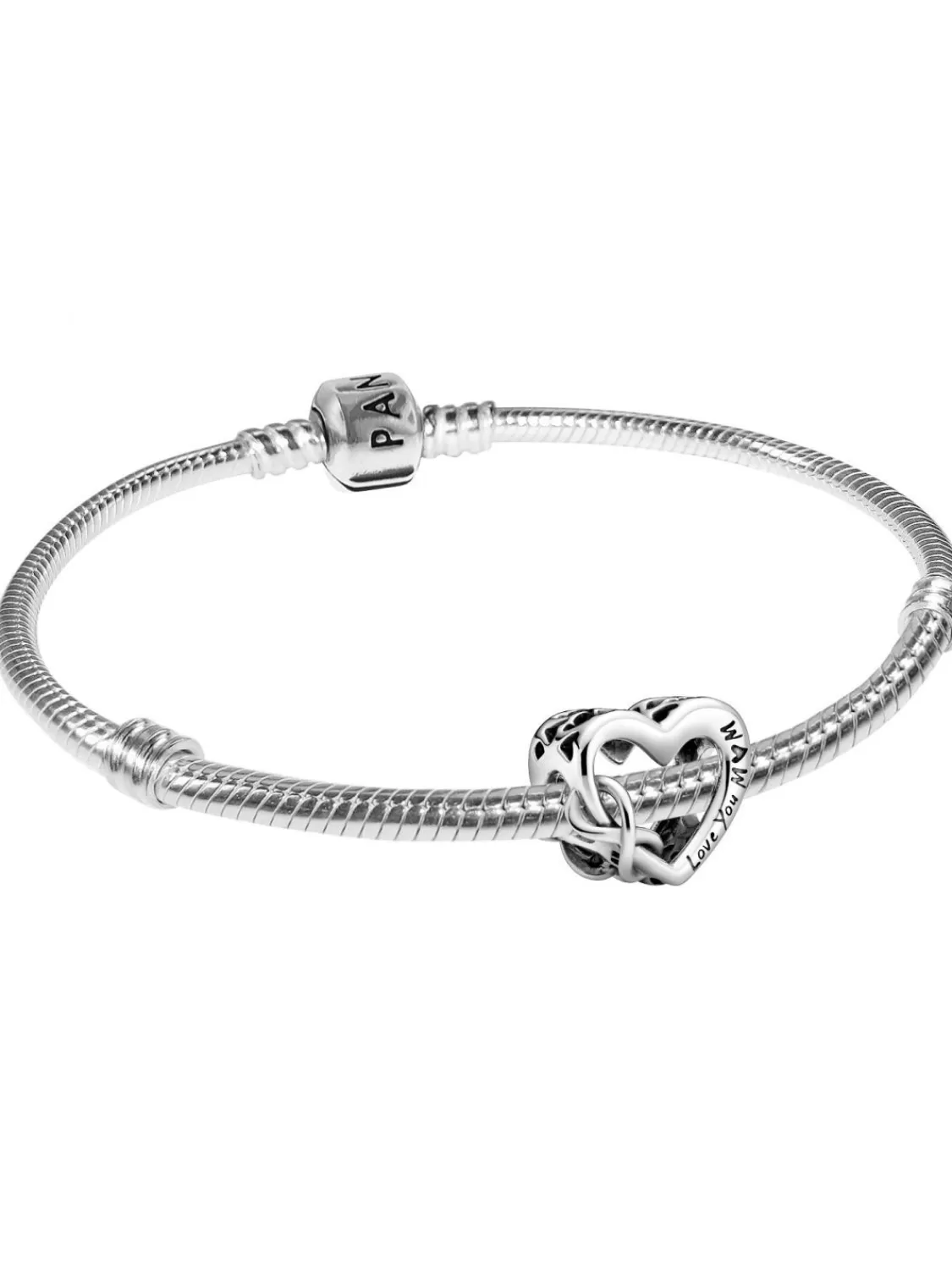 Pandora Damen-Armband Love You Mum Unendlichkeits-Herz | Damenschmuck