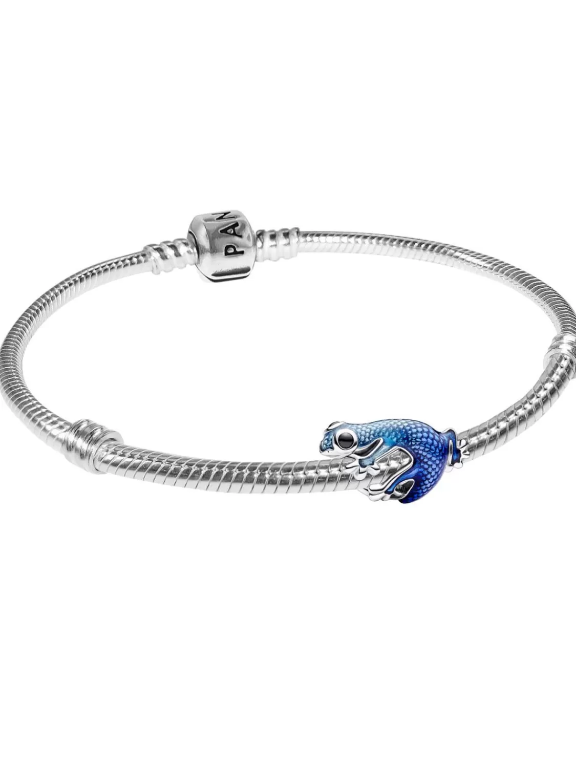 Pandora Damen-Armband Metallisch Blauer Gecko Starterset | Damenschmuck