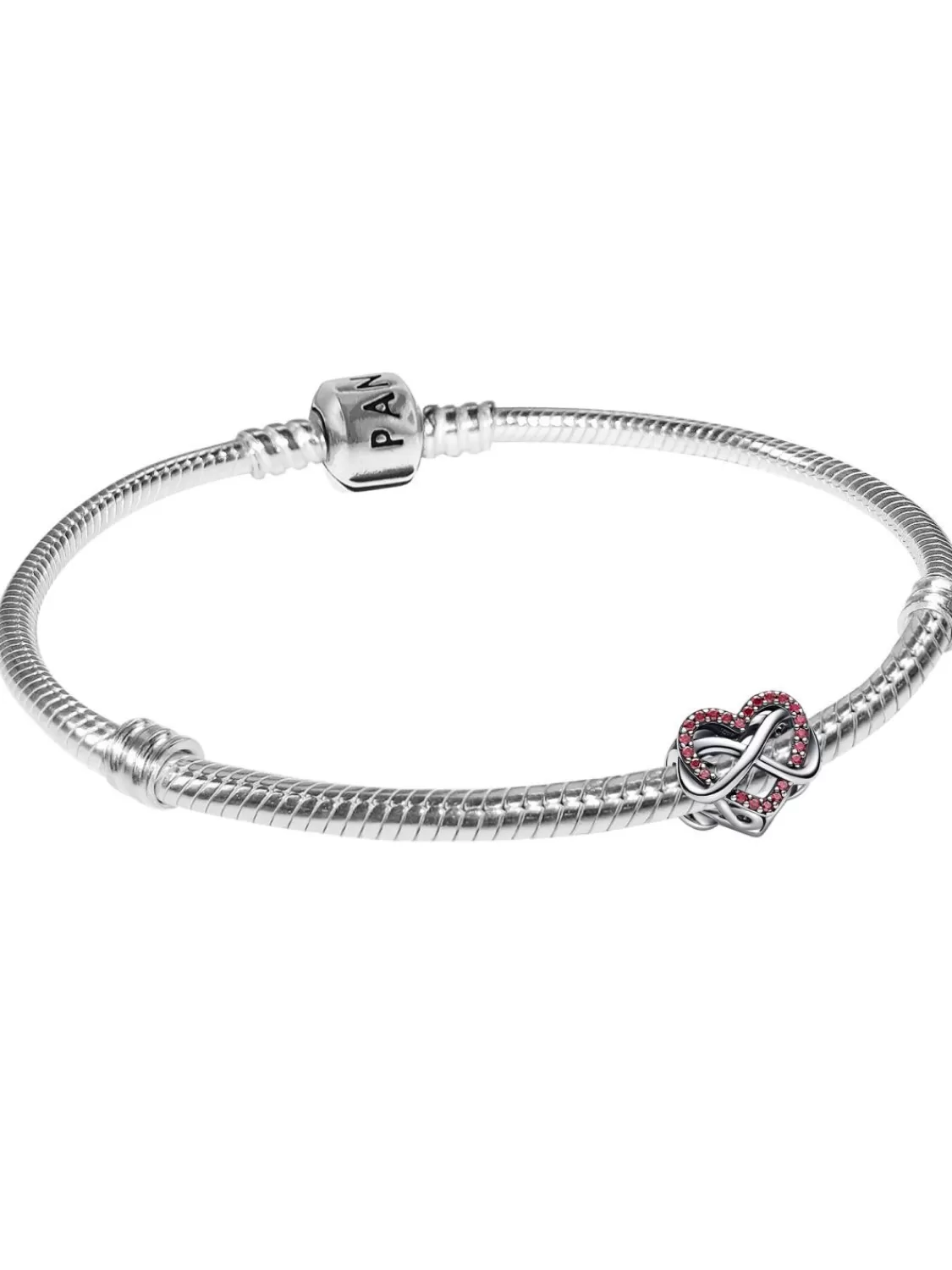 Pandora Damenarmband Silber 925 Familie Unendlichkeit Herz | Damenschmuck