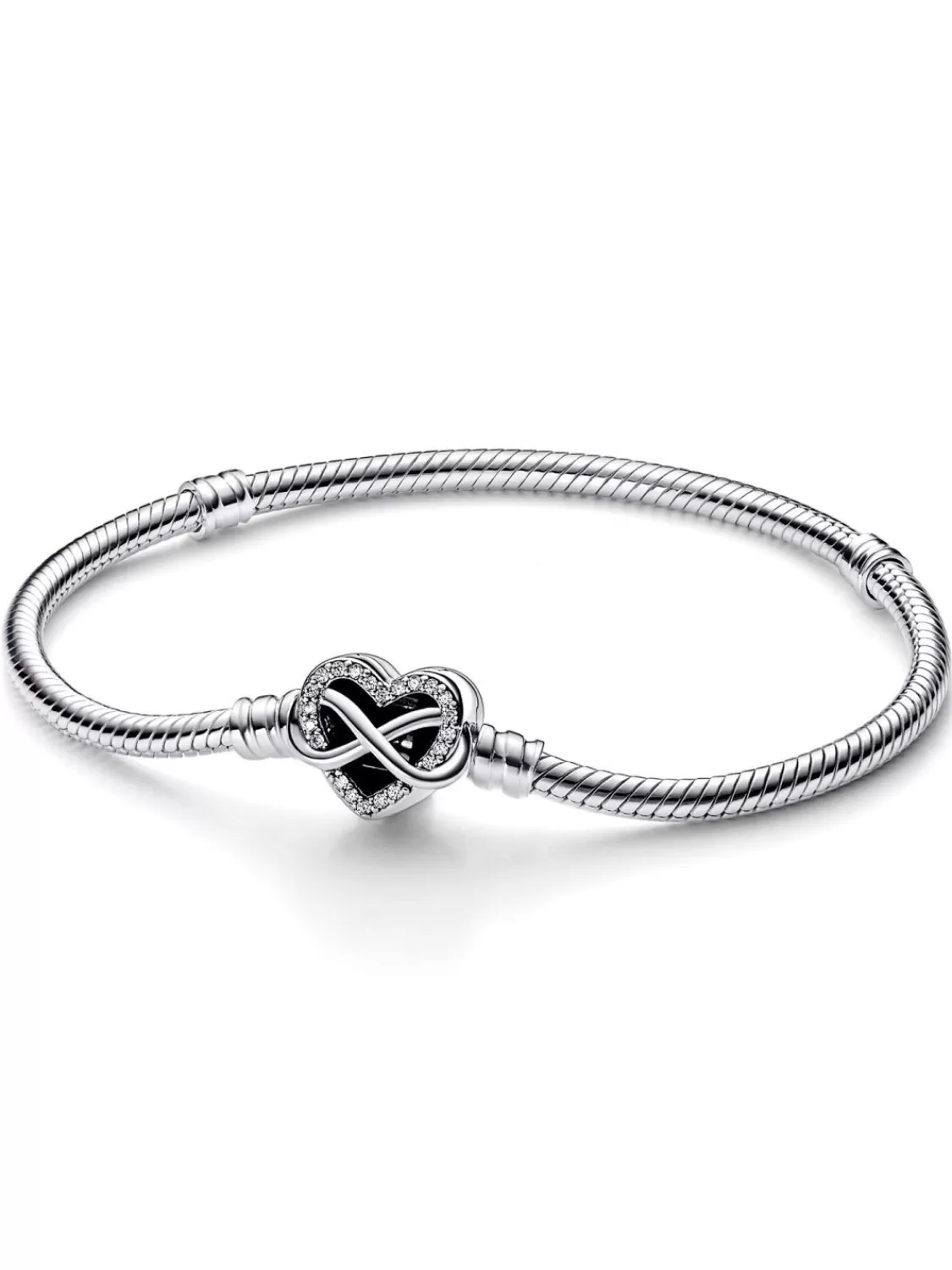 Pandora Damenarmband Silber Funkelndes Unendlichkeits-Herz | Damenschmuck