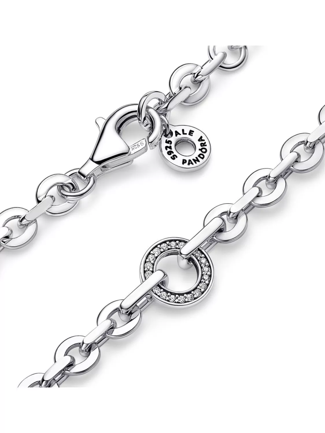 Pandora Damen-Armband Silber Pave Breit | Damenschmuck