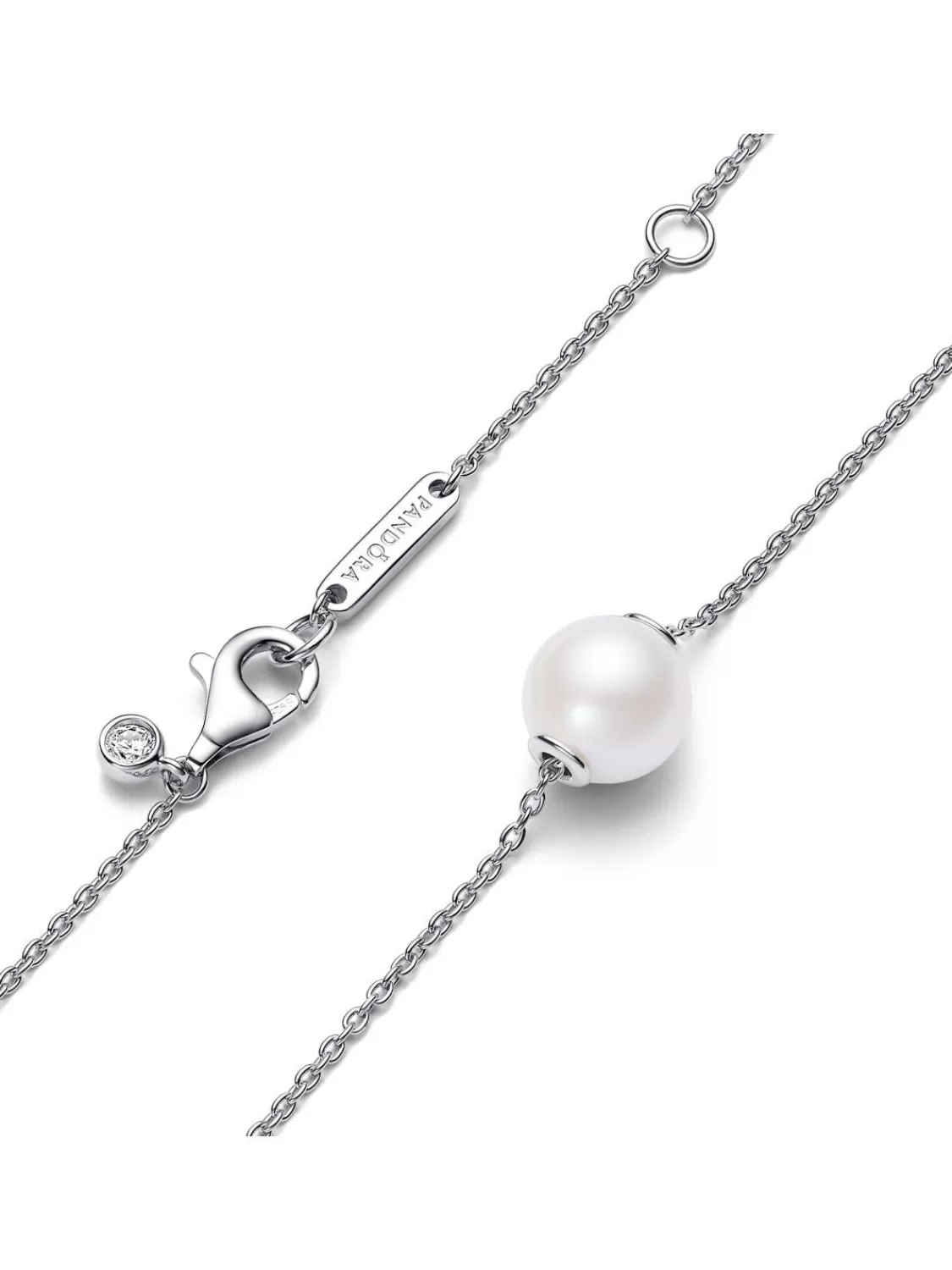 Pandora Damen-Collier Mit Suswasser-Zuchtperle Silber | Damenschmuck