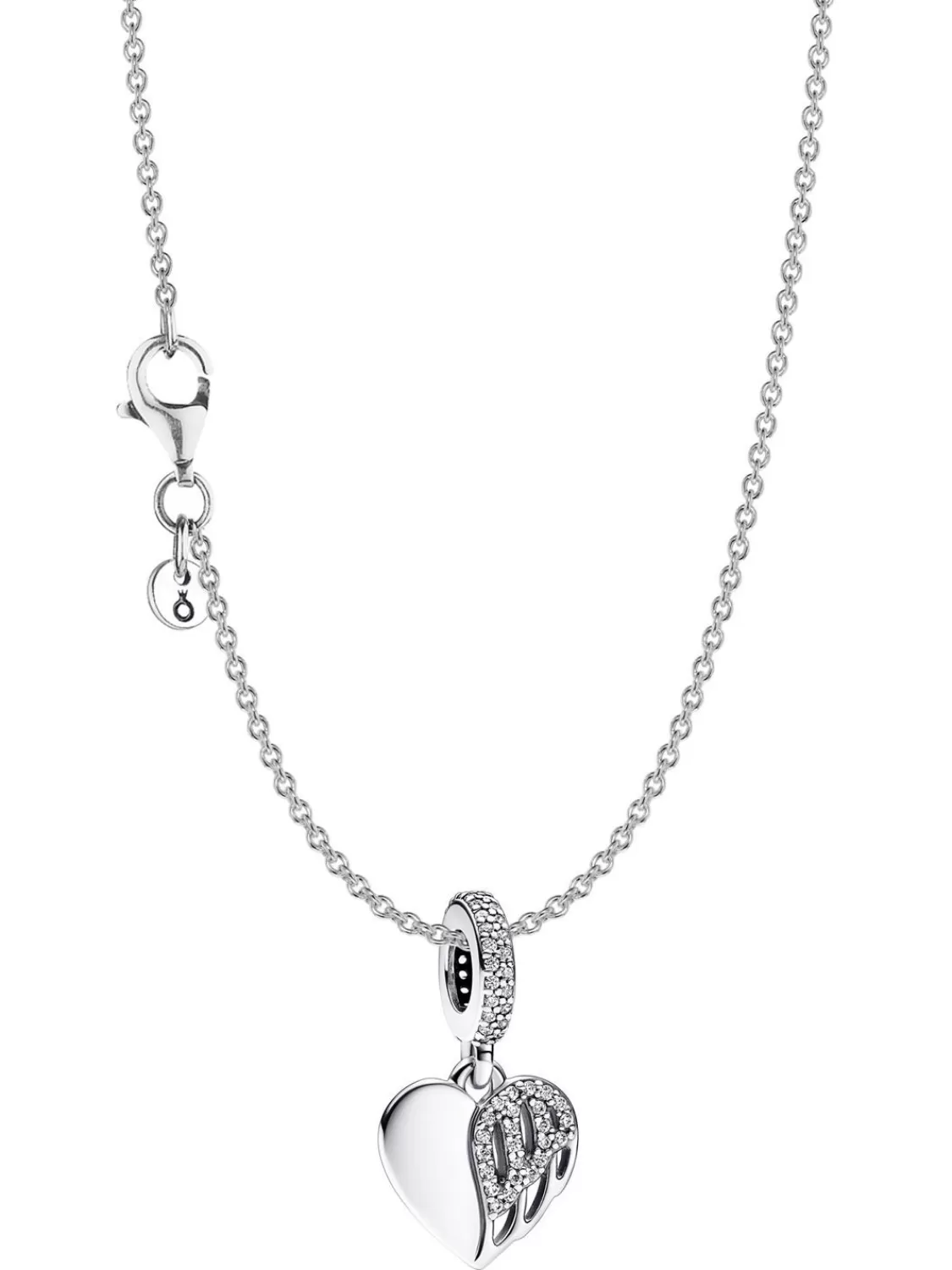 Pandora Damen-Collier Silber Herz & Engel Set | Damenschmuck