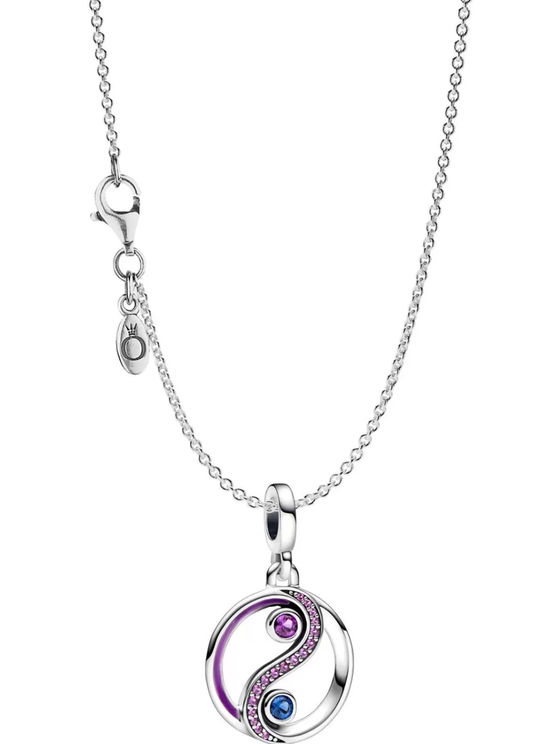 Pandora Damen-Halskette 925 Silber Balance Yin & Yang Silber | Damenschmuck