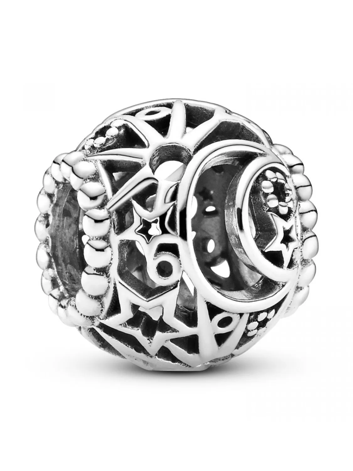 Pandora Damen-Halskette 925 Silber Mit Charm Sonne, Mond & Sterne | Damenschmuck