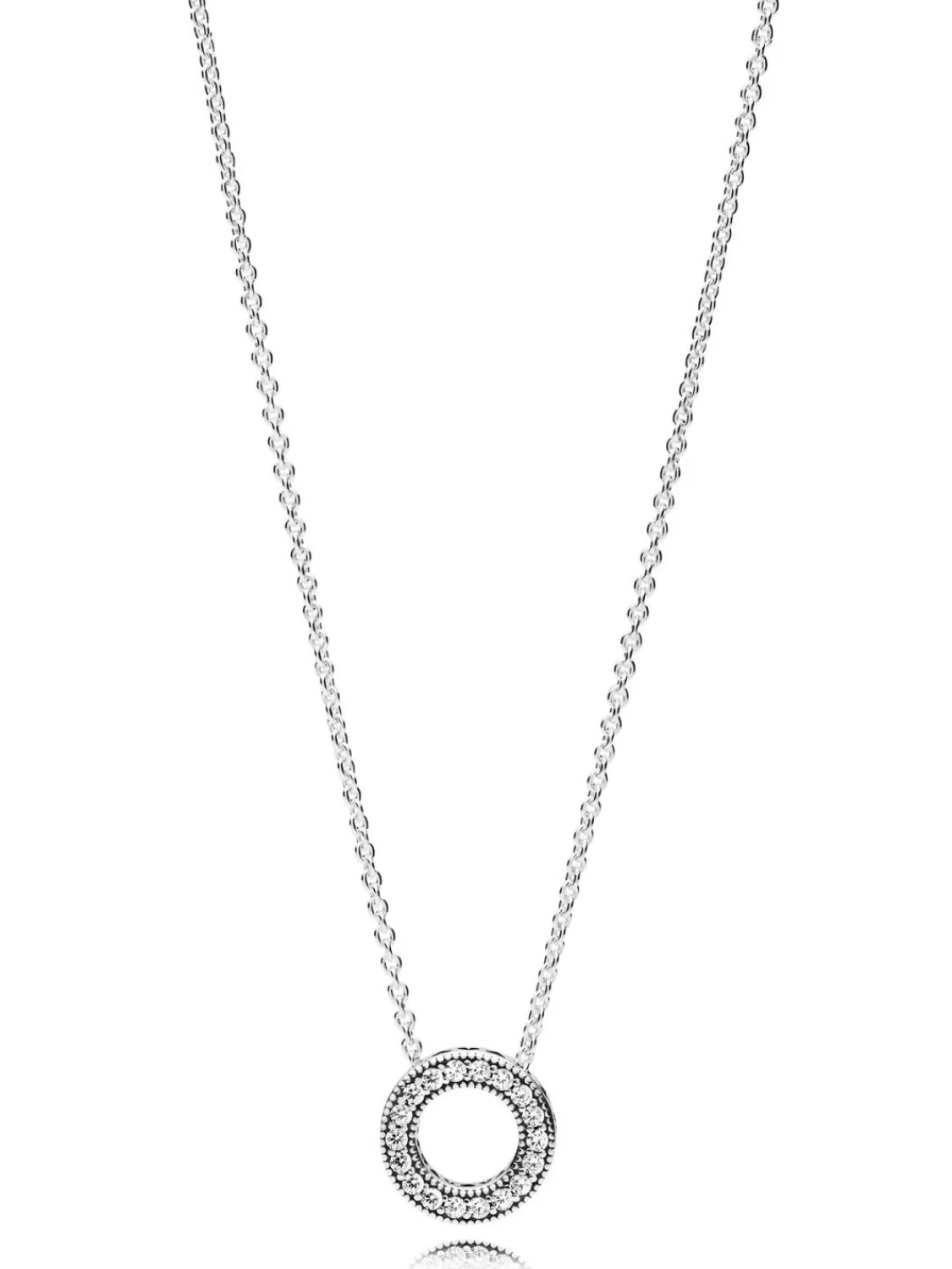 Pandora Damen-Halskette Silber 925 Collier Herzen | Damenschmuck