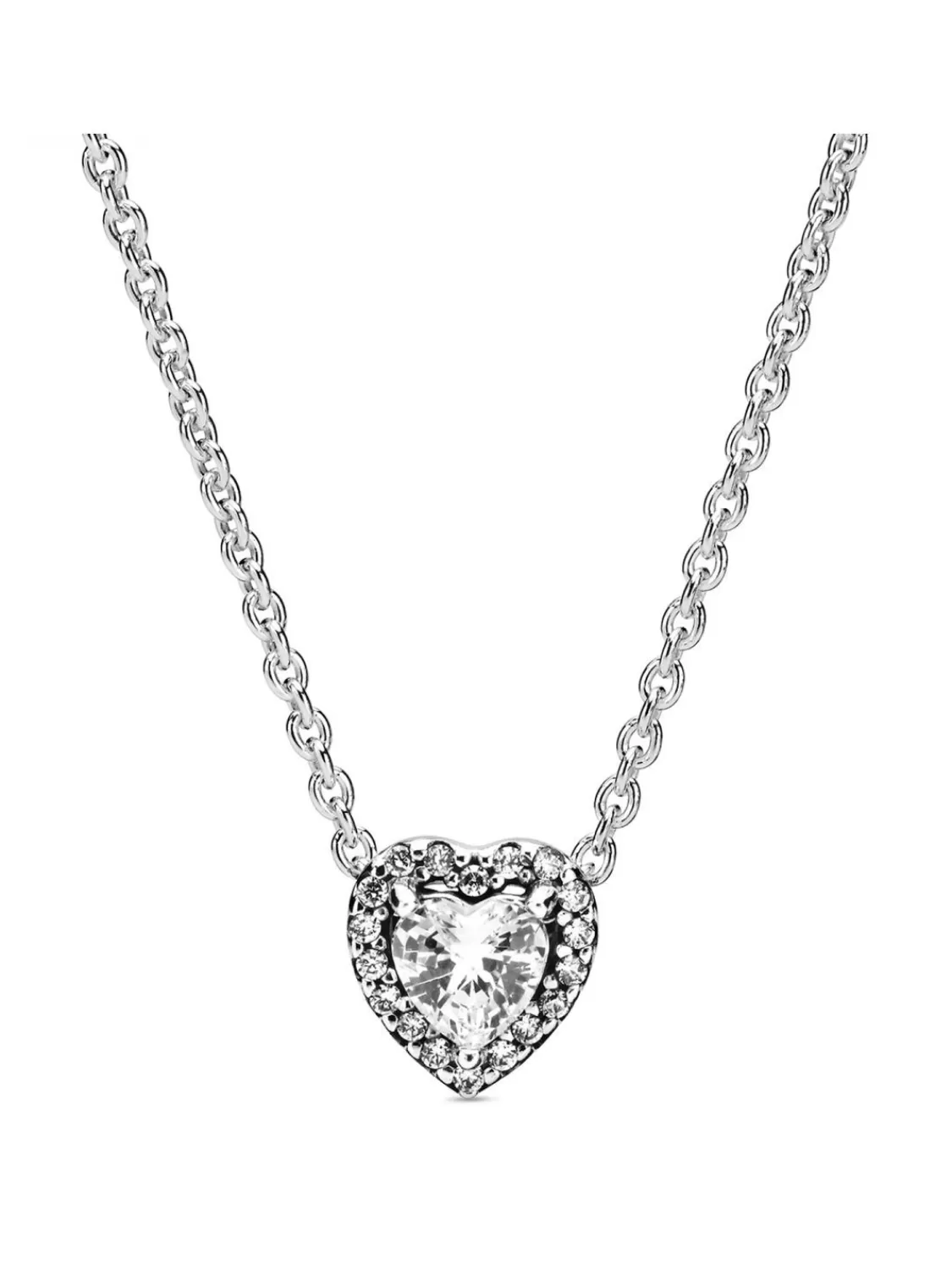 Pandora Damen-Halskette Silber 925 Elevated Heart | Damenschmuck