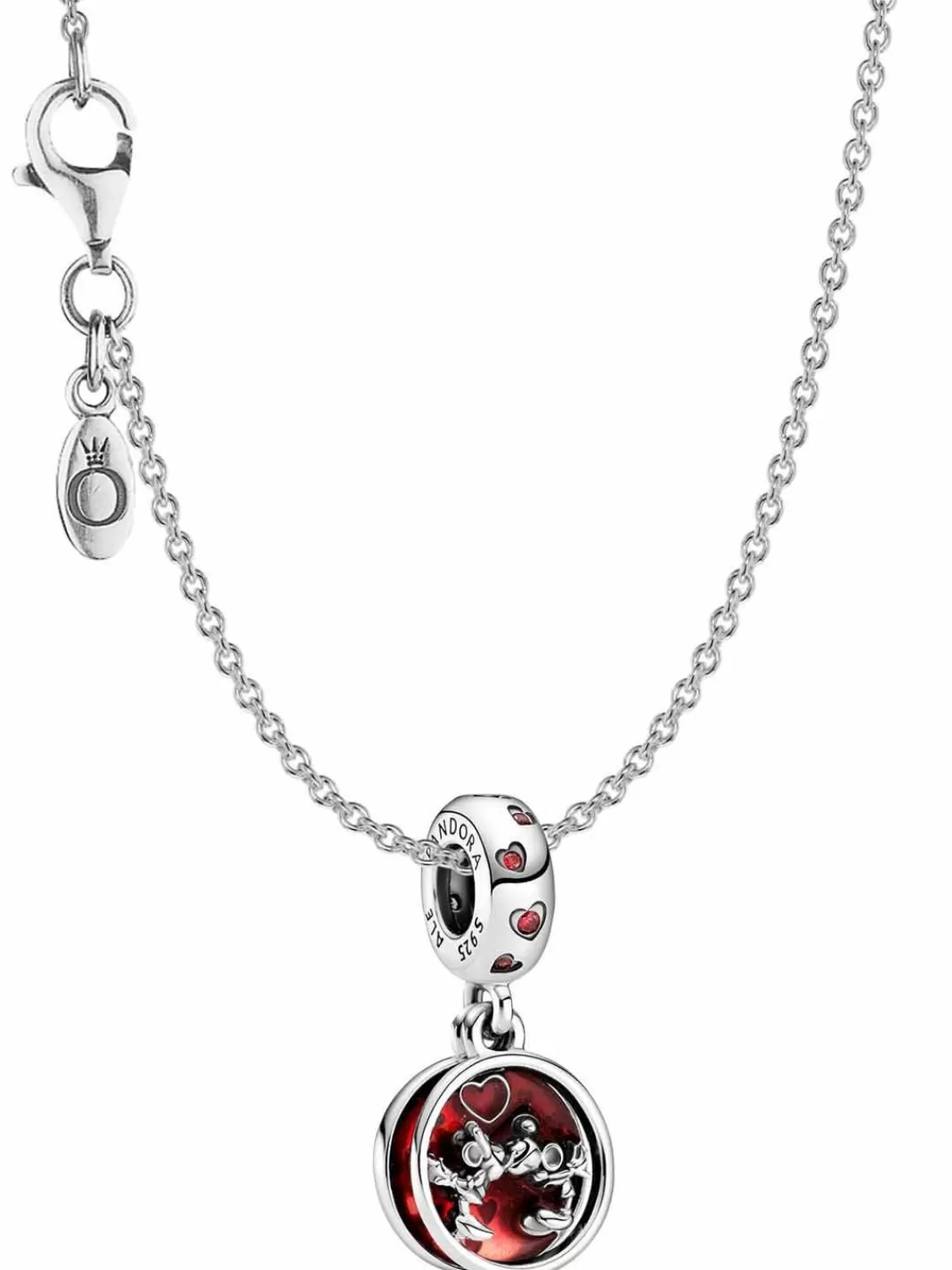 Pandora Damen-Halskette Silber 925 Micky & Minnie Maus Liebe Und Kusse | Damenschmuck