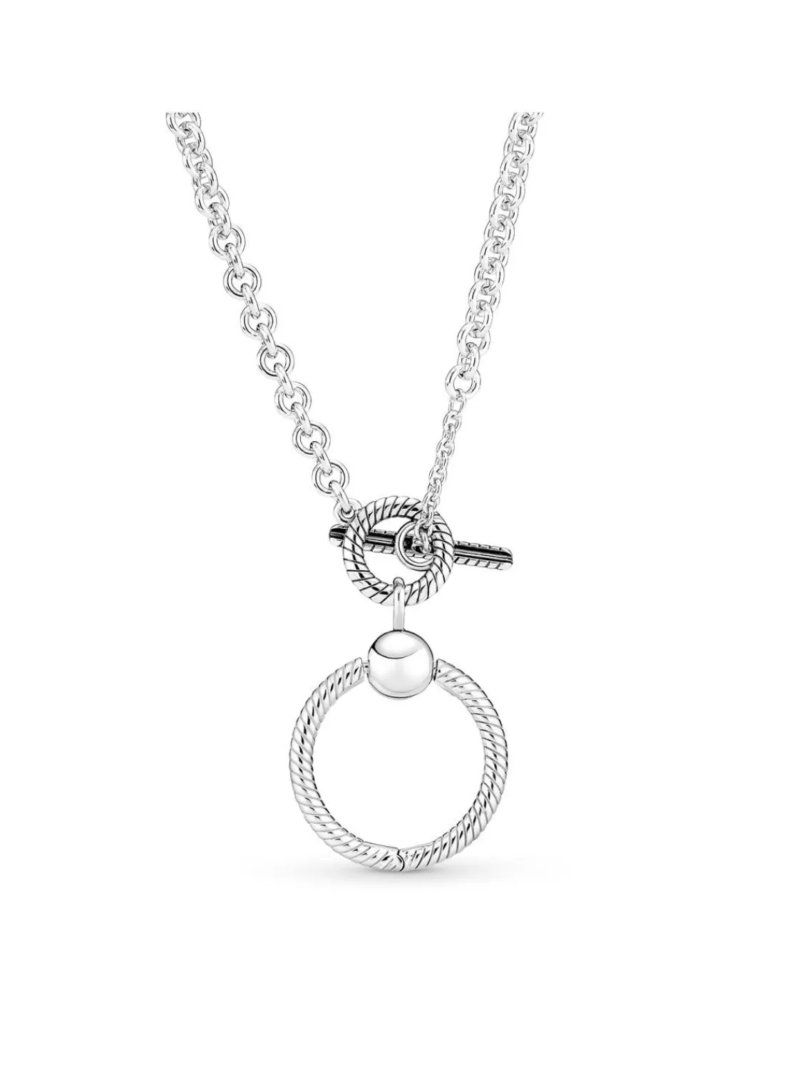 Pandora Damen-Kette 925 Silber Mit Anhanger Moments O | Damenschmuck