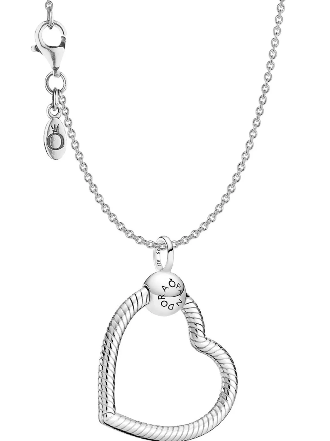Pandora Damen-Kette Silber 925 Mit Anhanger Moments Heart O | Damenschmuck