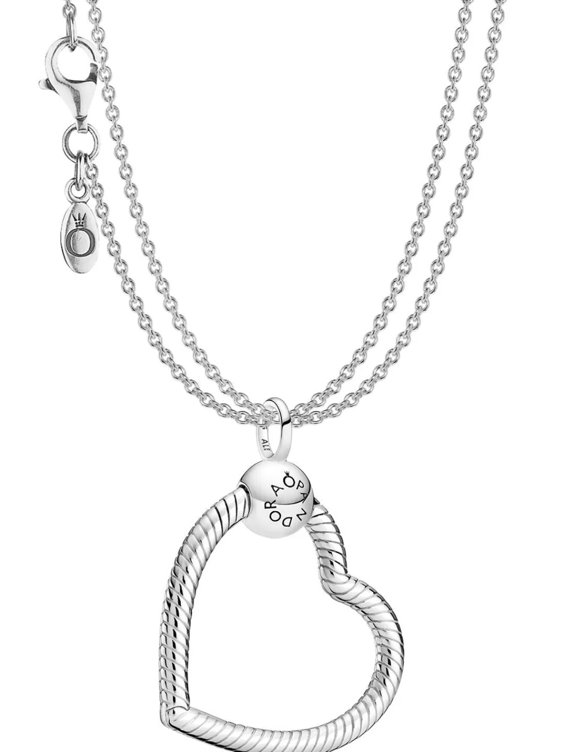 Pandora Damen-Kette Silber 925 Mit Anhanger Moments Heart O | Damenschmuck