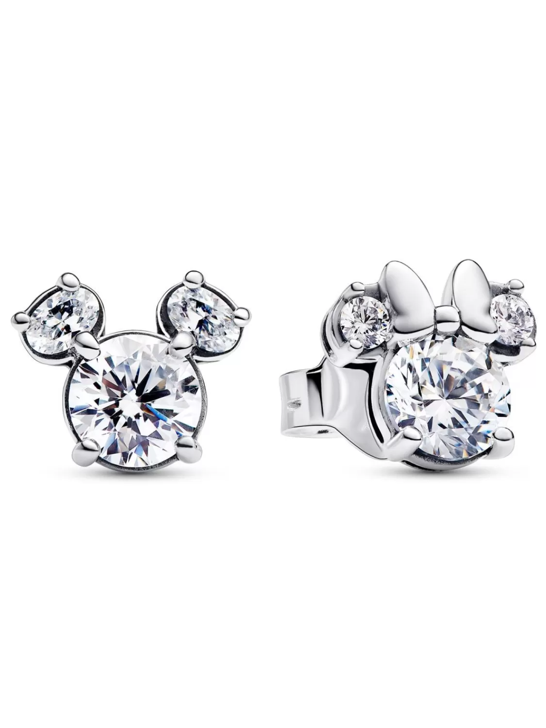 Pandora Damen-Ohrstecker Disney Micky Maus & Minnie Maus Funkelnd | Damenschmuck