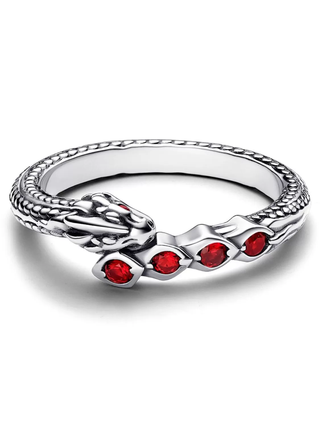 Pandora Damenring Drache Silber | Damenschmuck