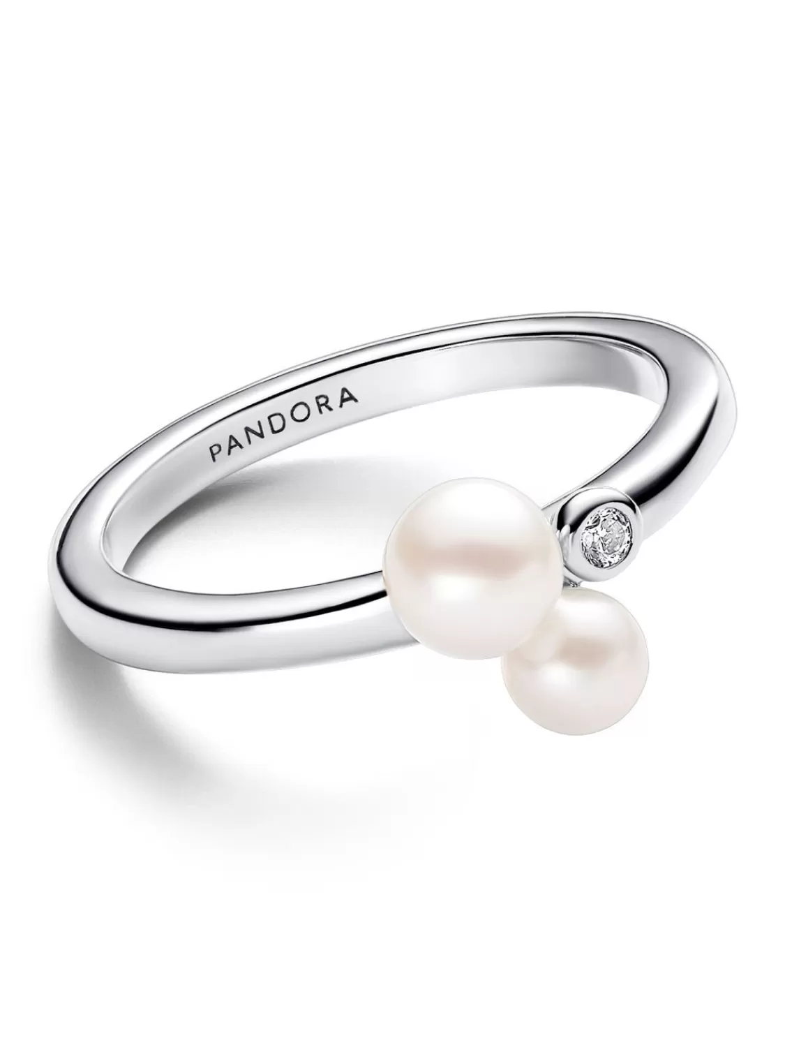 Pandora Damenring Duo Suswasser-Zuchtperlen Silber | Damenschmuck