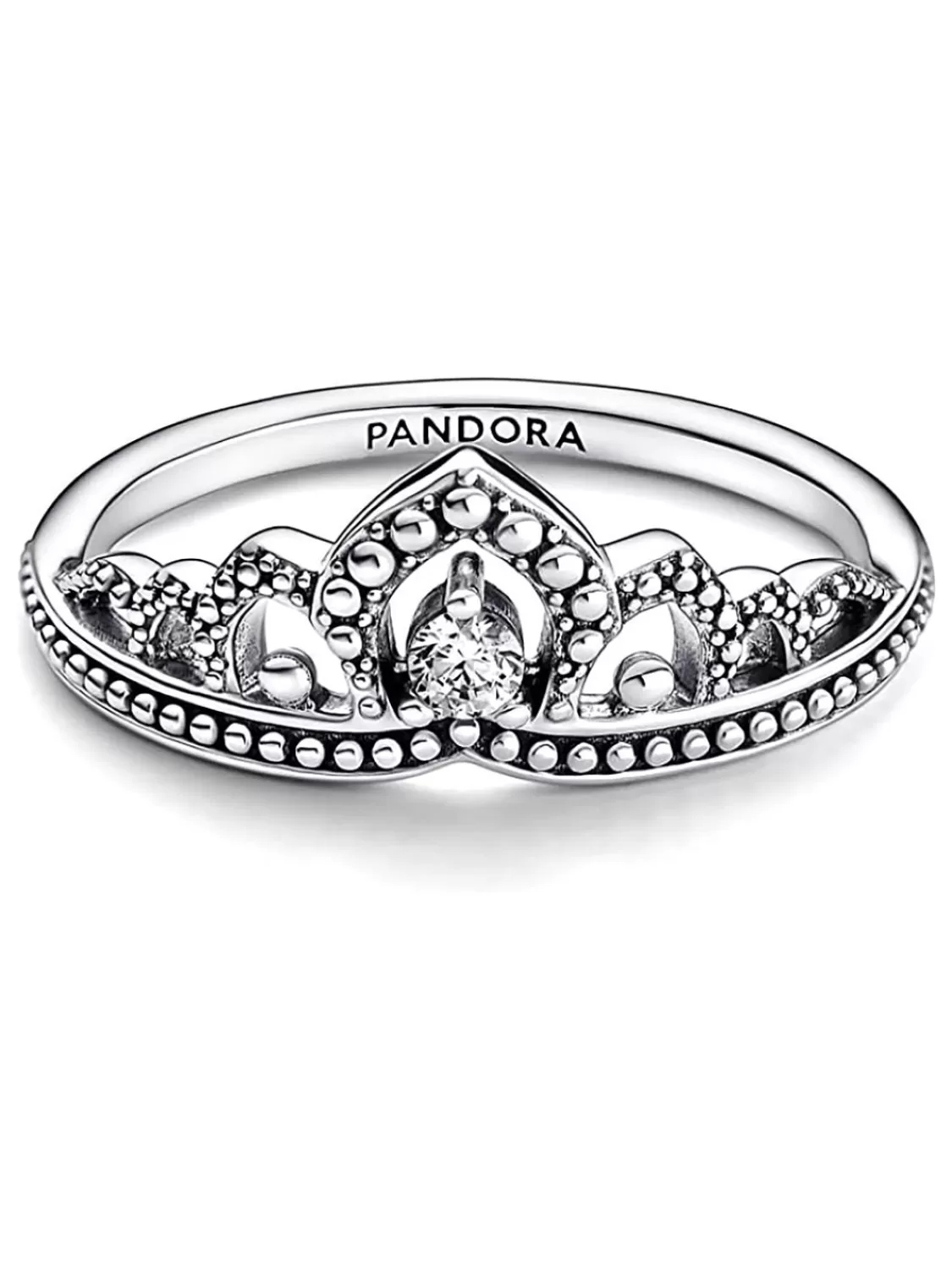 Pandora Damenring Edle Gebordelte Tiara | Damenschmuck