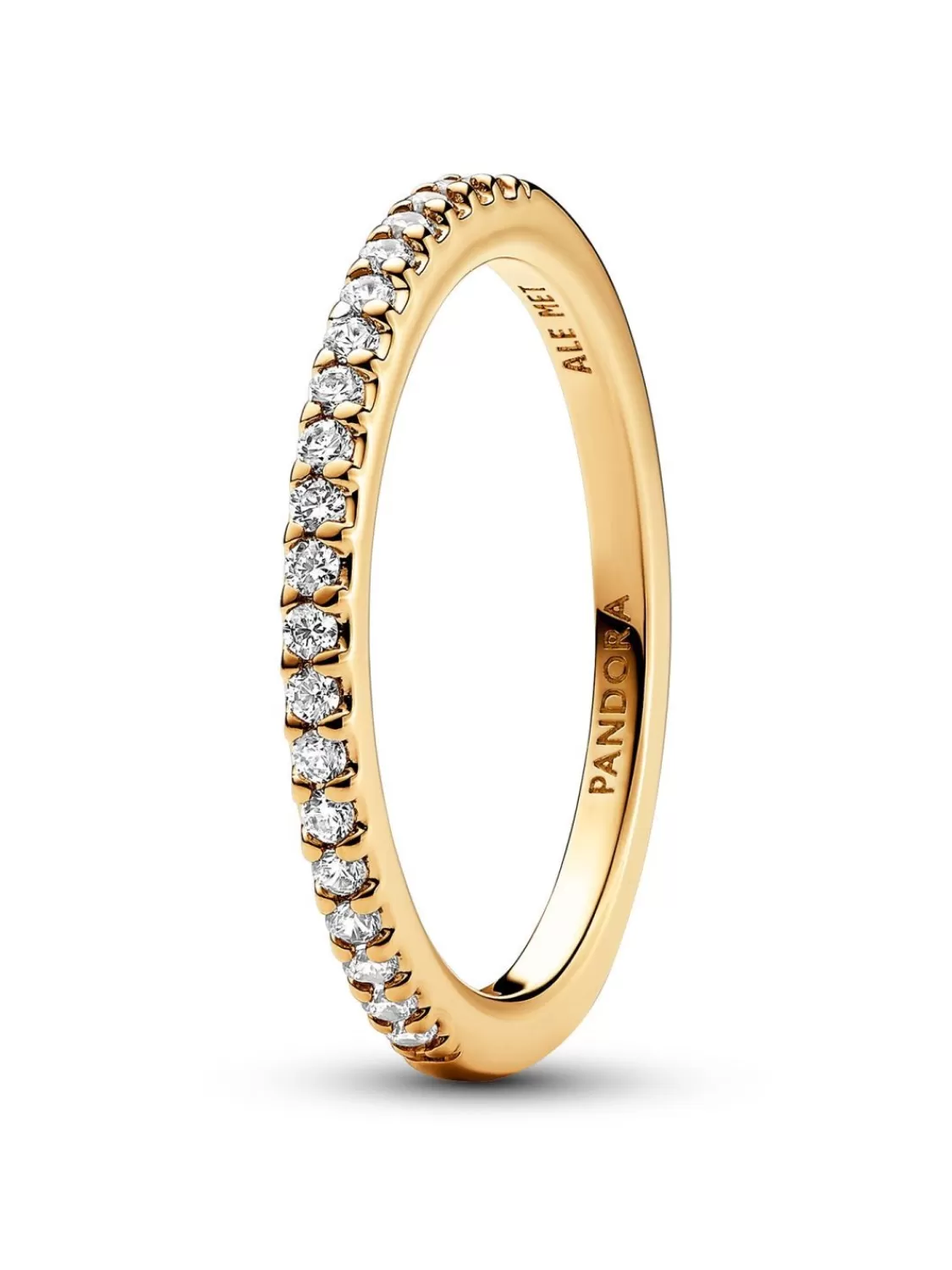 Pandora Damen-Ring Funkelndes Band Goldfarben | Damenschmuck