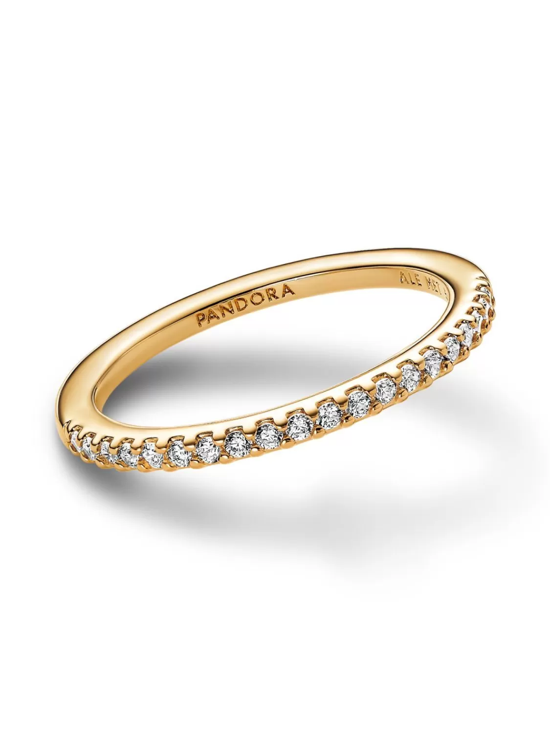 Pandora Damen-Ring Funkelndes Band Goldfarben | Damenschmuck