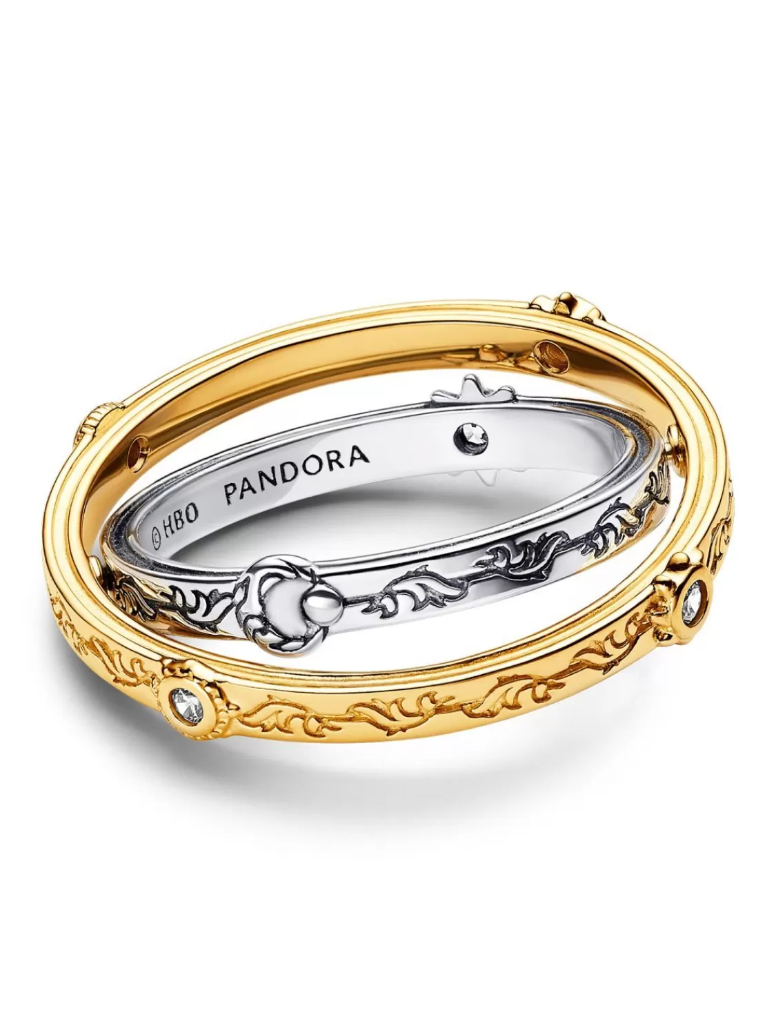 Pandora Damenring Game Of Thrones Sich Drehendes Astrolab Zweifarbig | Damenschmuck