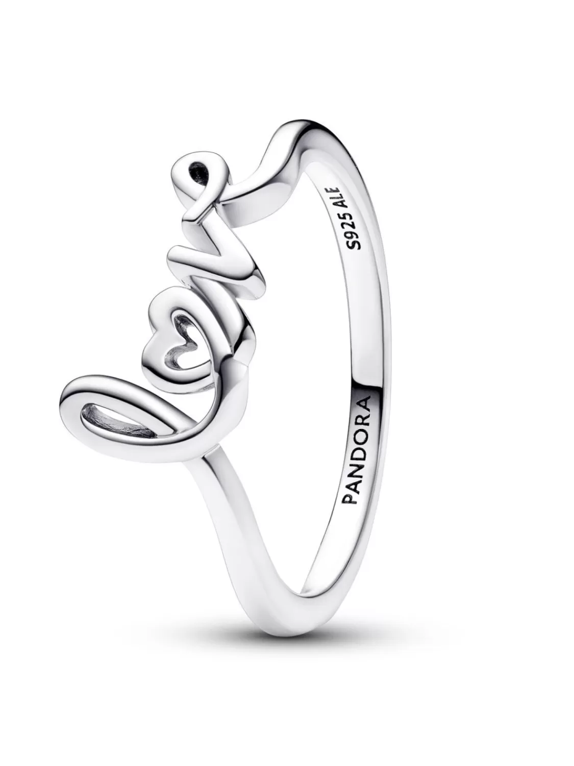 Pandora Damenring Handgeschriebene Liebe Silber | Damenschmuck