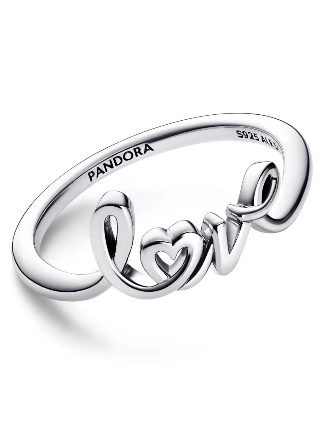 Pandora Damenring Handgeschriebene Liebe Silber | Damenschmuck