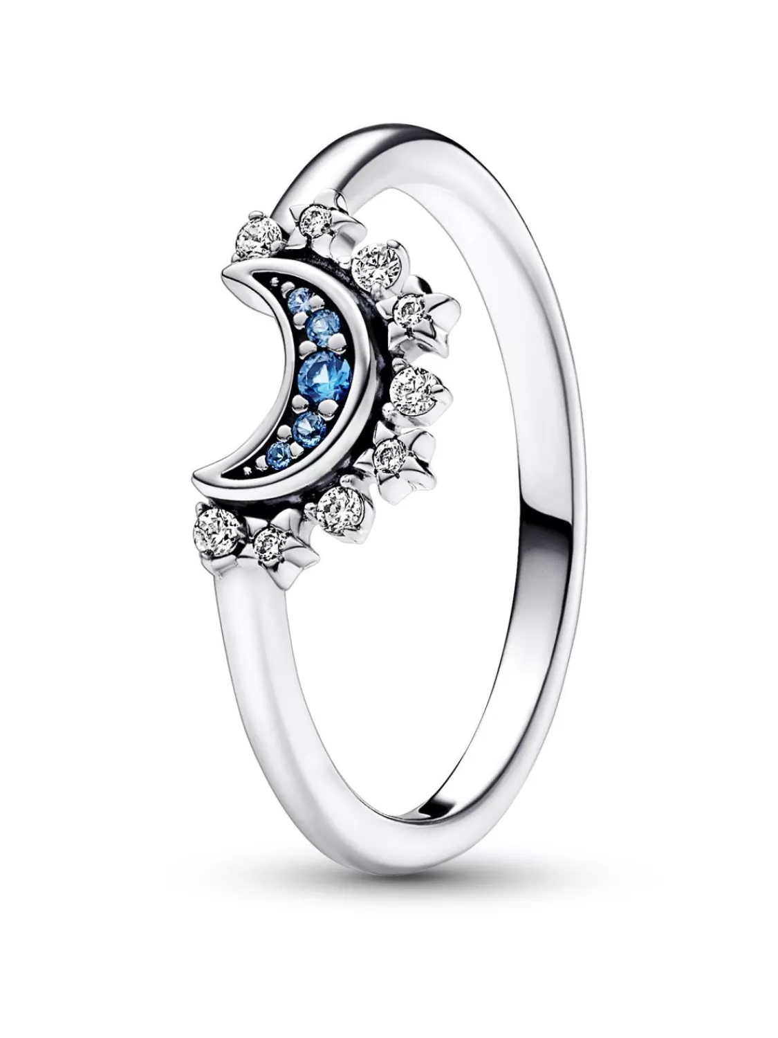 Pandora Damen-Ring Himmlischer Blau Funkelnder Mond | Damenschmuck