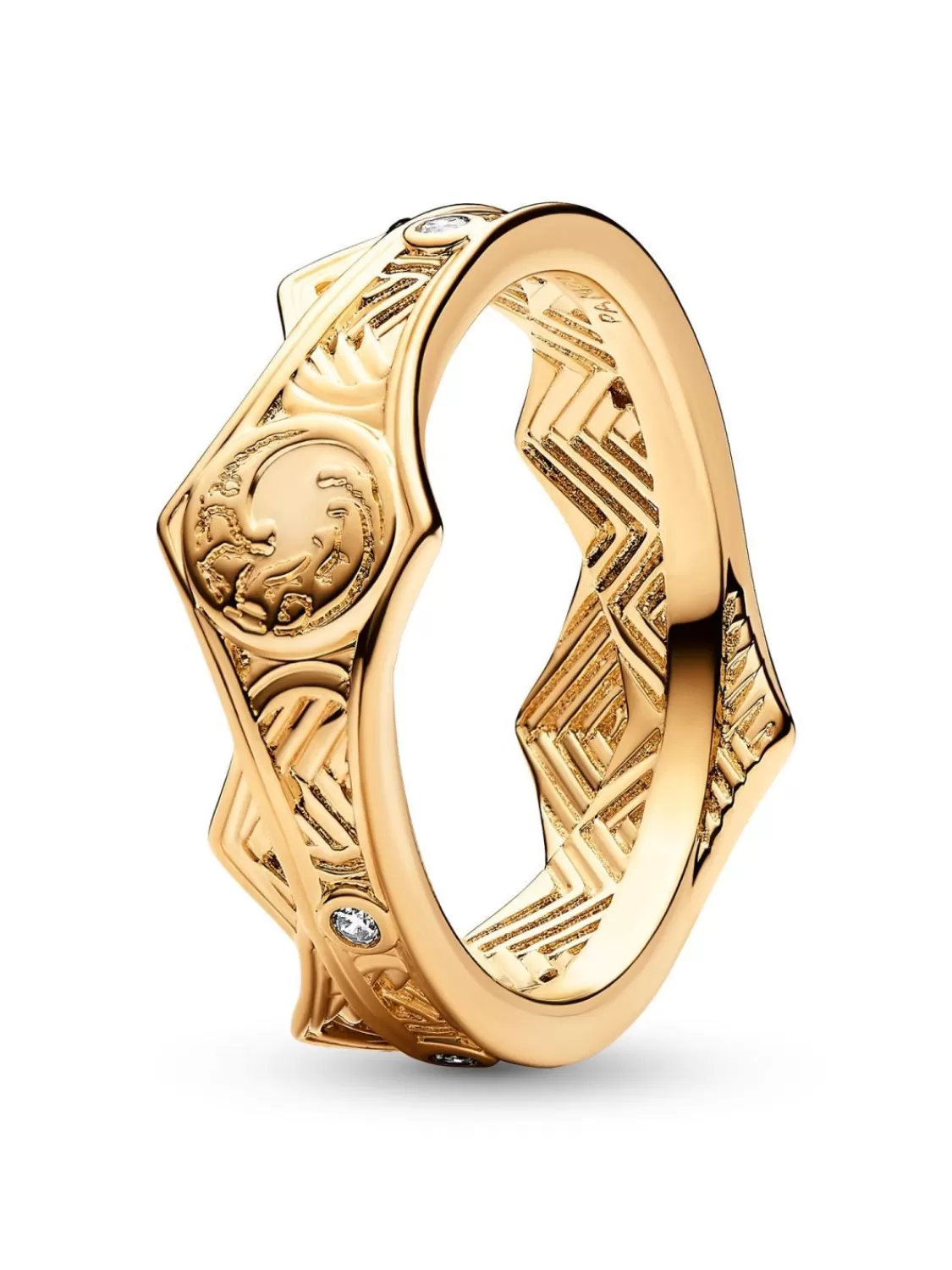 Pandora Damen-Ring House Of The Dragon Krone Goldfarben | Damenschmuck
