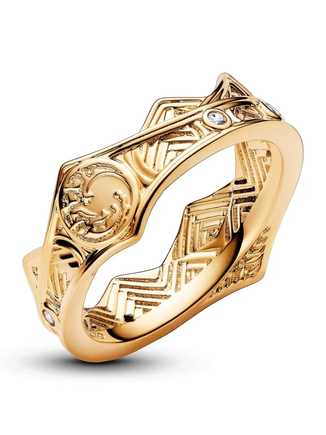 Pandora Damen-Ring House Of The Dragon Krone Goldfarben | Damenschmuck