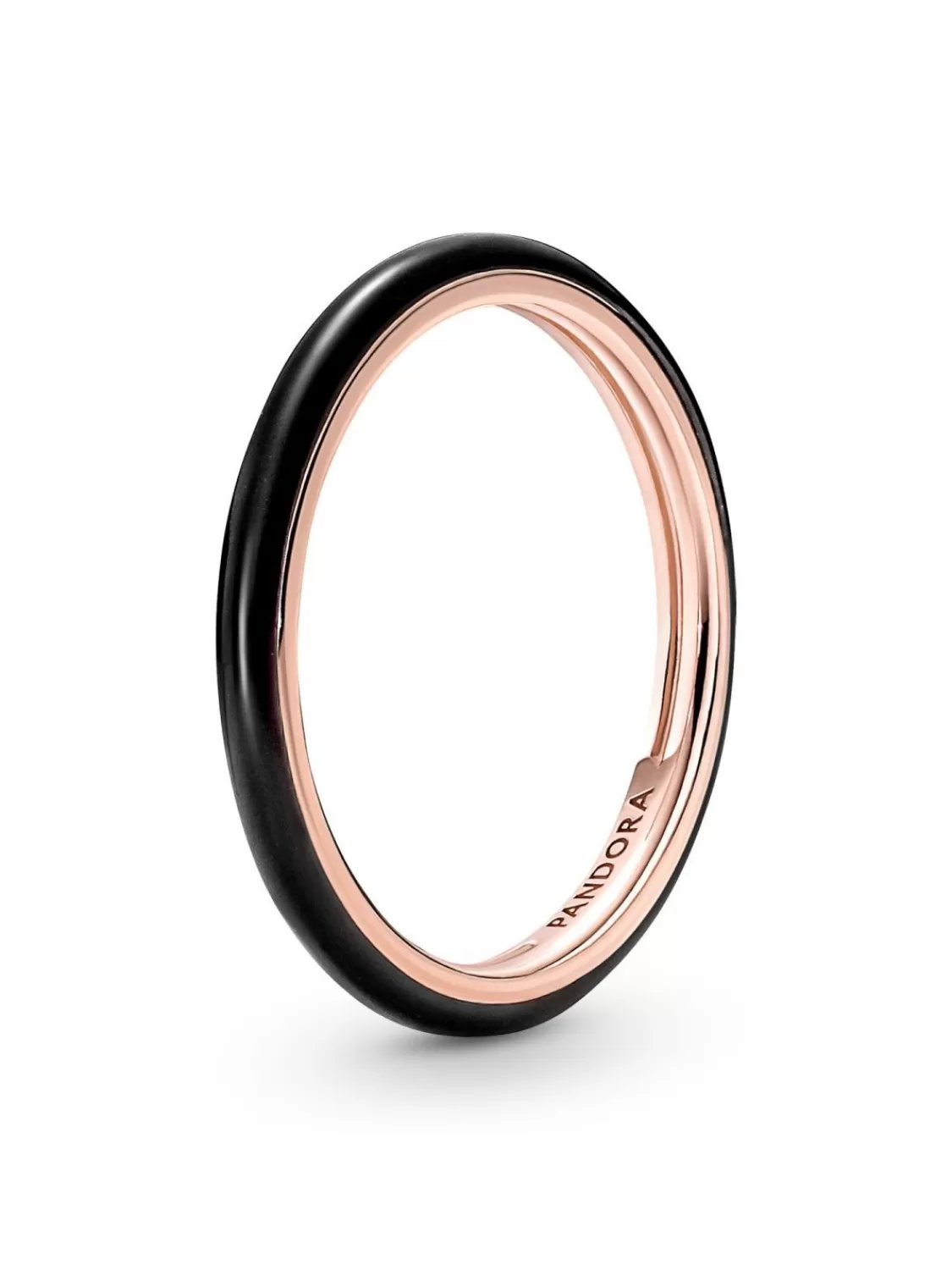 Pandora Damen-Ring Me Schwarz Rosegoldfarben | Damenschmuck