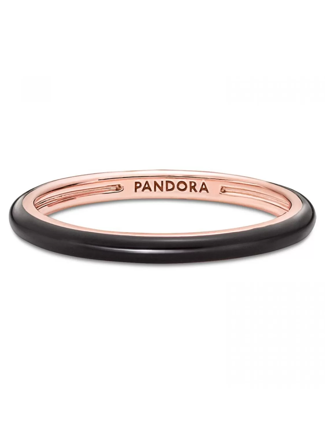 Pandora Damen-Ring Me Schwarz Rosegoldfarben | Damenschmuck