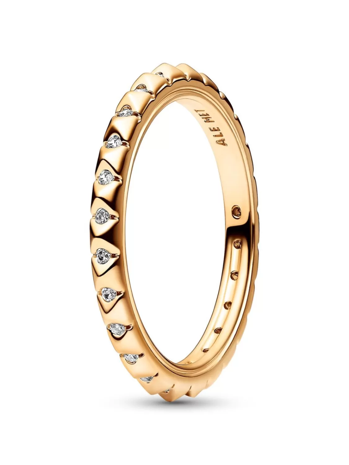 Pandora Damenring Pyramiden Goldfarben | Damenschmuck