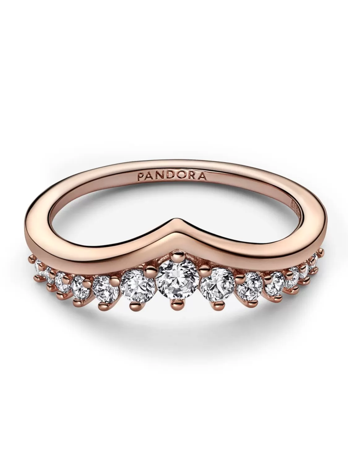 Pandora Damen-Ring Schwebender Wunsch Pave Rosegoldfarben | Damenschmuck