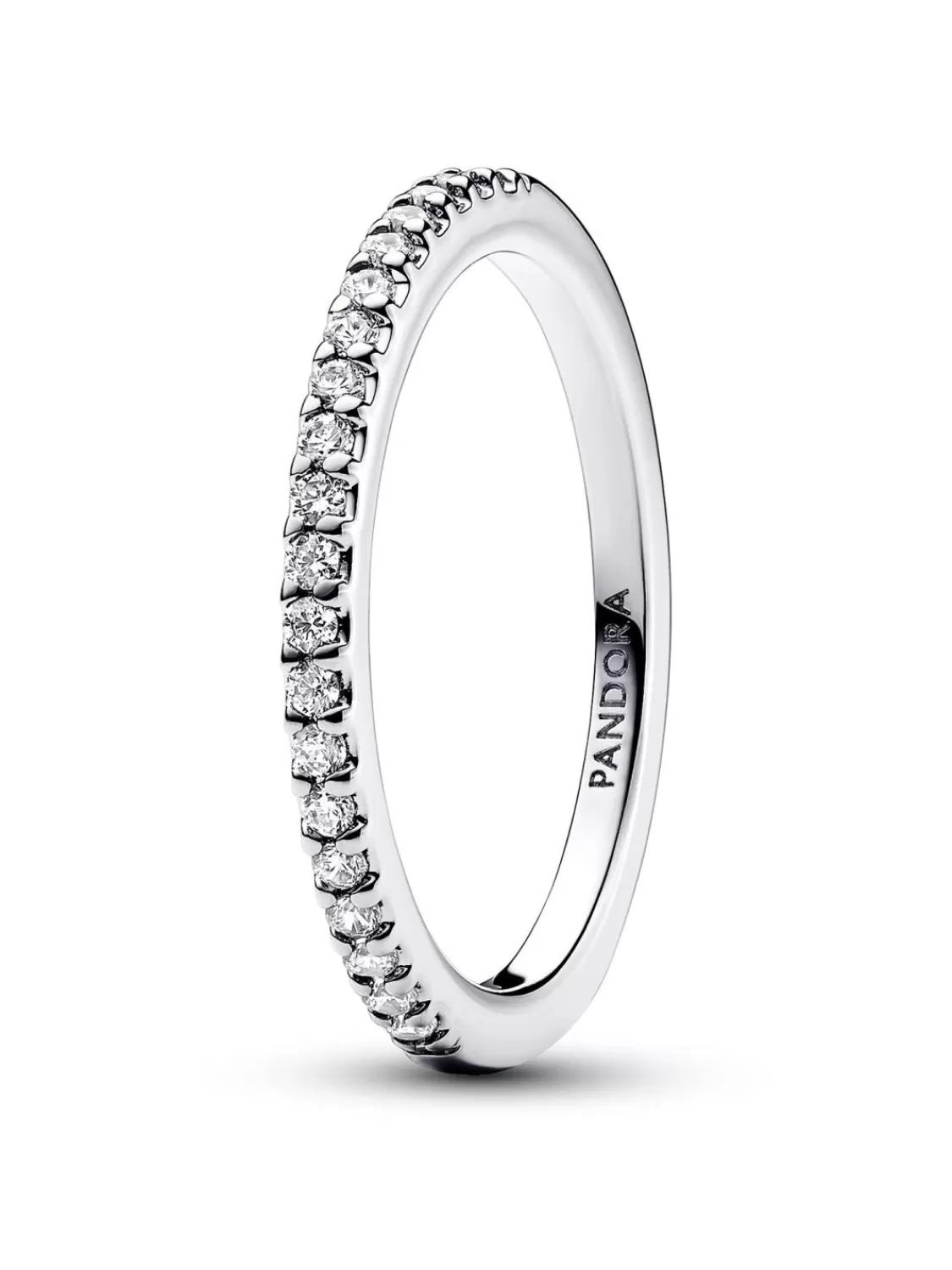 Pandora Damenring Silber Funkelndes Band | Damenschmuck