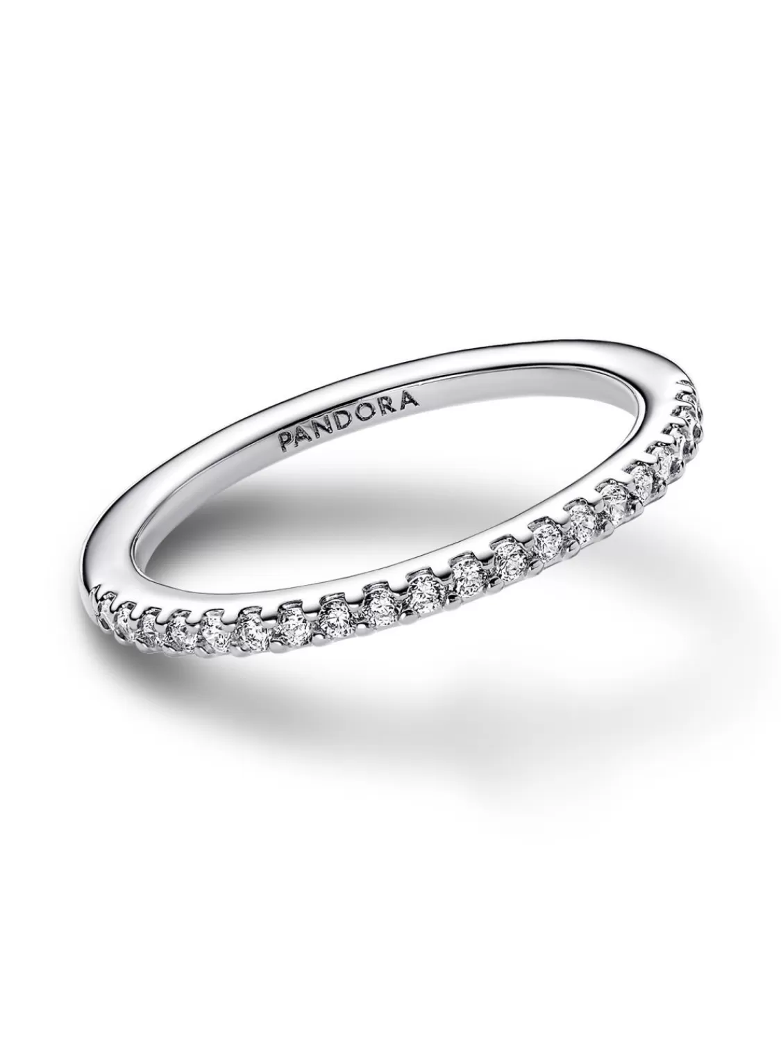 Pandora Damenring Silber Funkelndes Band | Damenschmuck