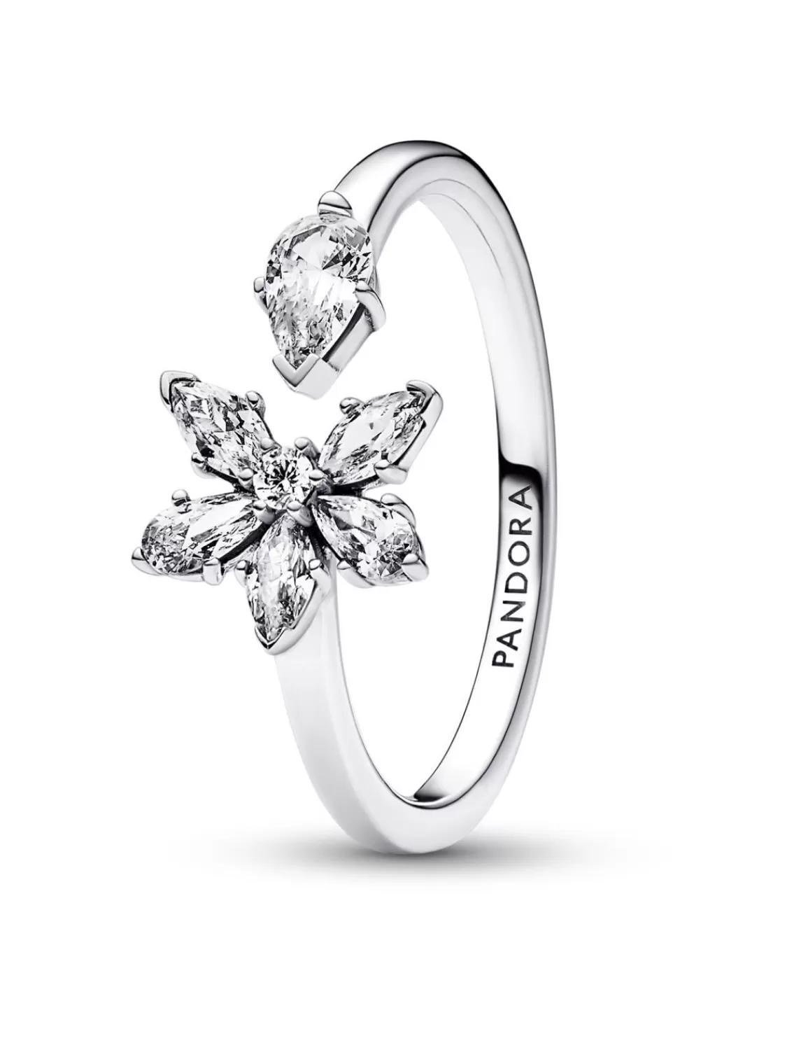 Pandora Damenring Silber Funkelndes Herbarium | Damenschmuck