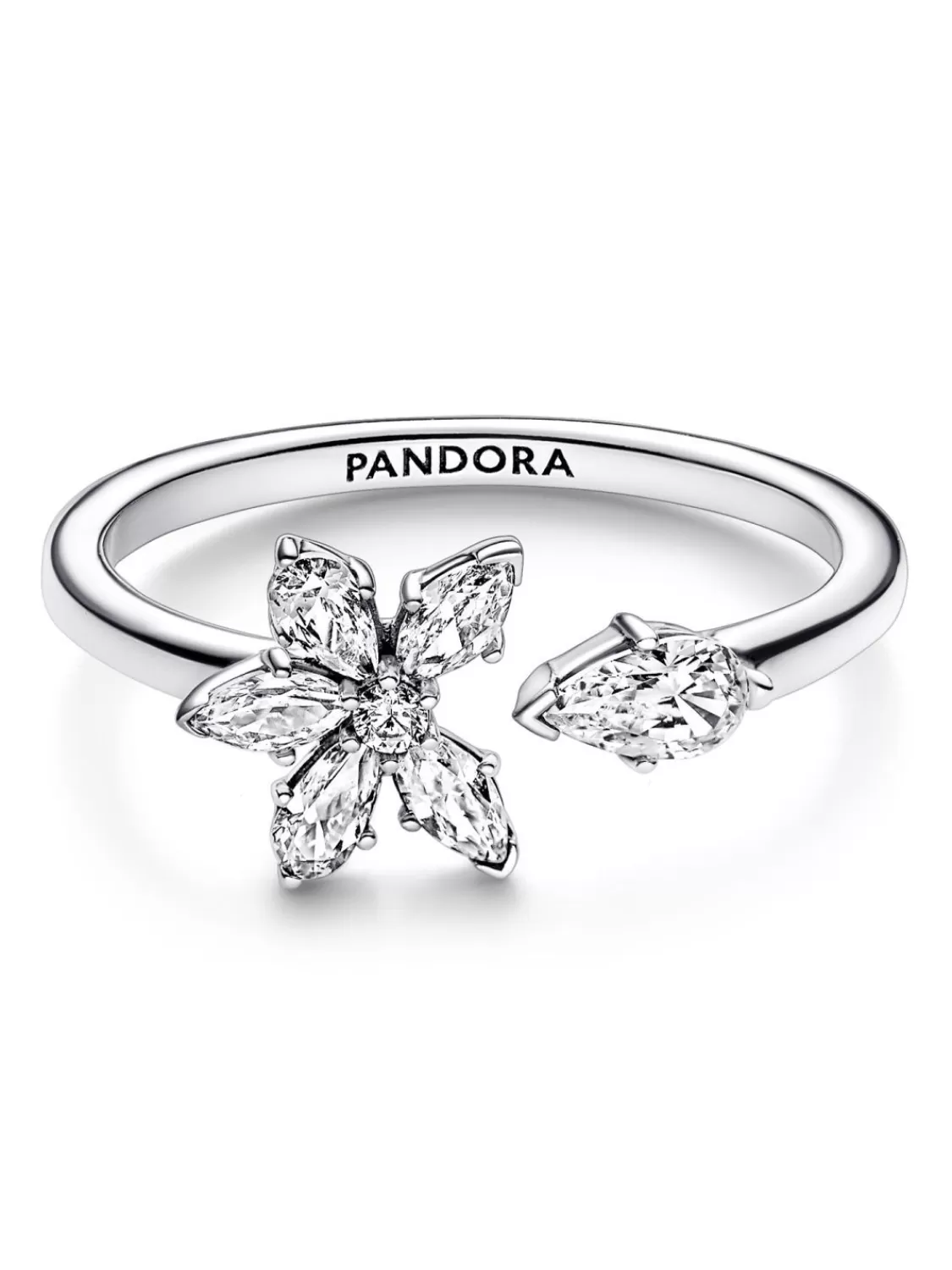 Pandora Damenring Silber Funkelndes Herbarium | Damenschmuck