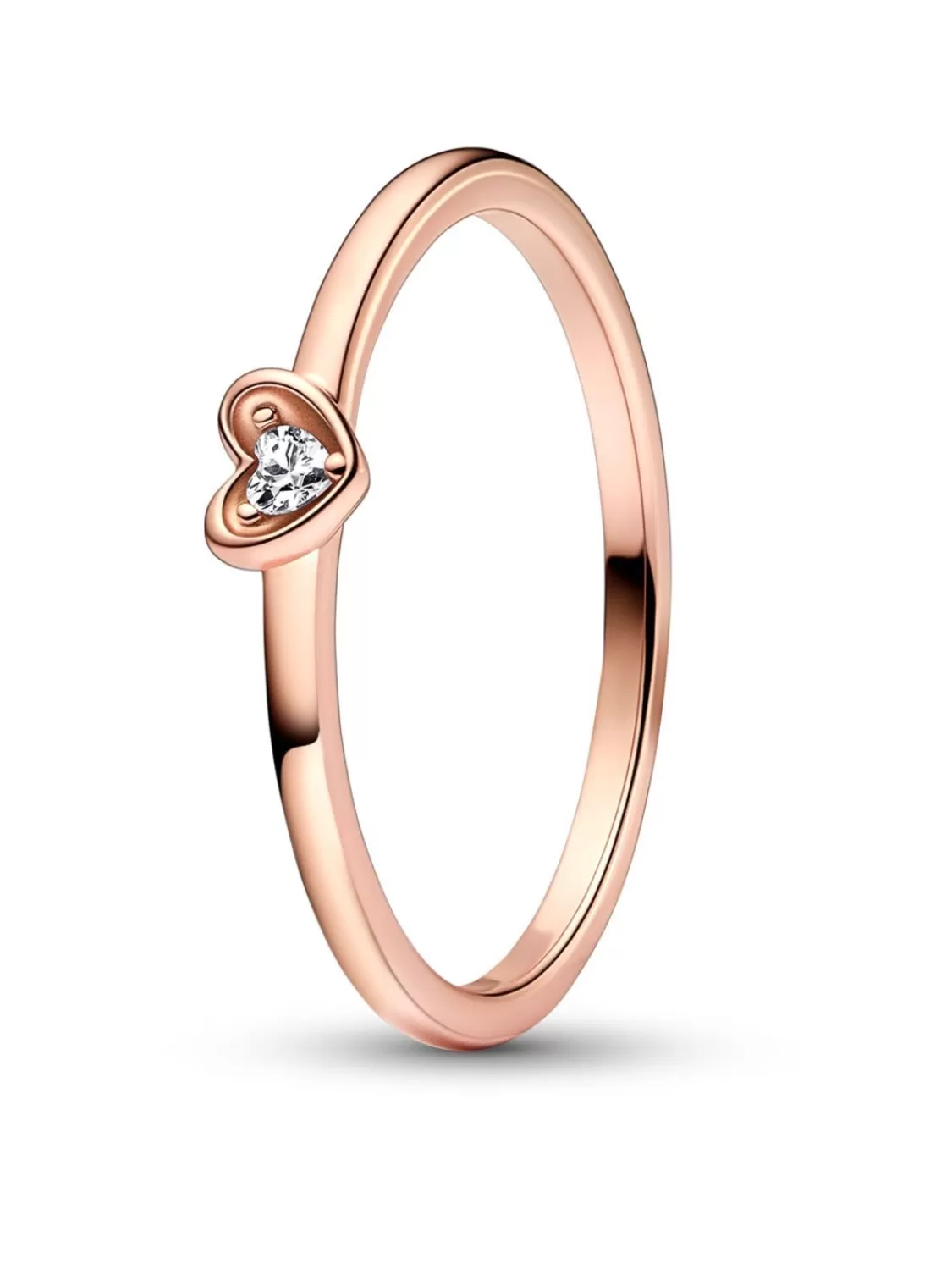 Pandora Damenring Strahlendes Herz Rosegoldfarben | Damenschmuck