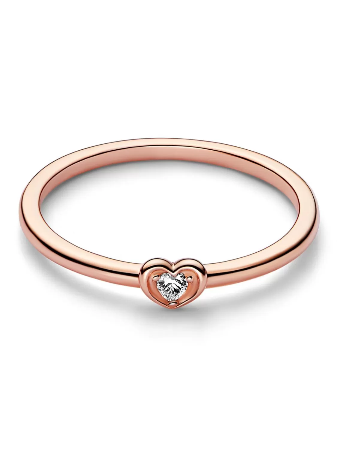 Pandora Damenring Strahlendes Herz Rosegoldfarben | Damenschmuck