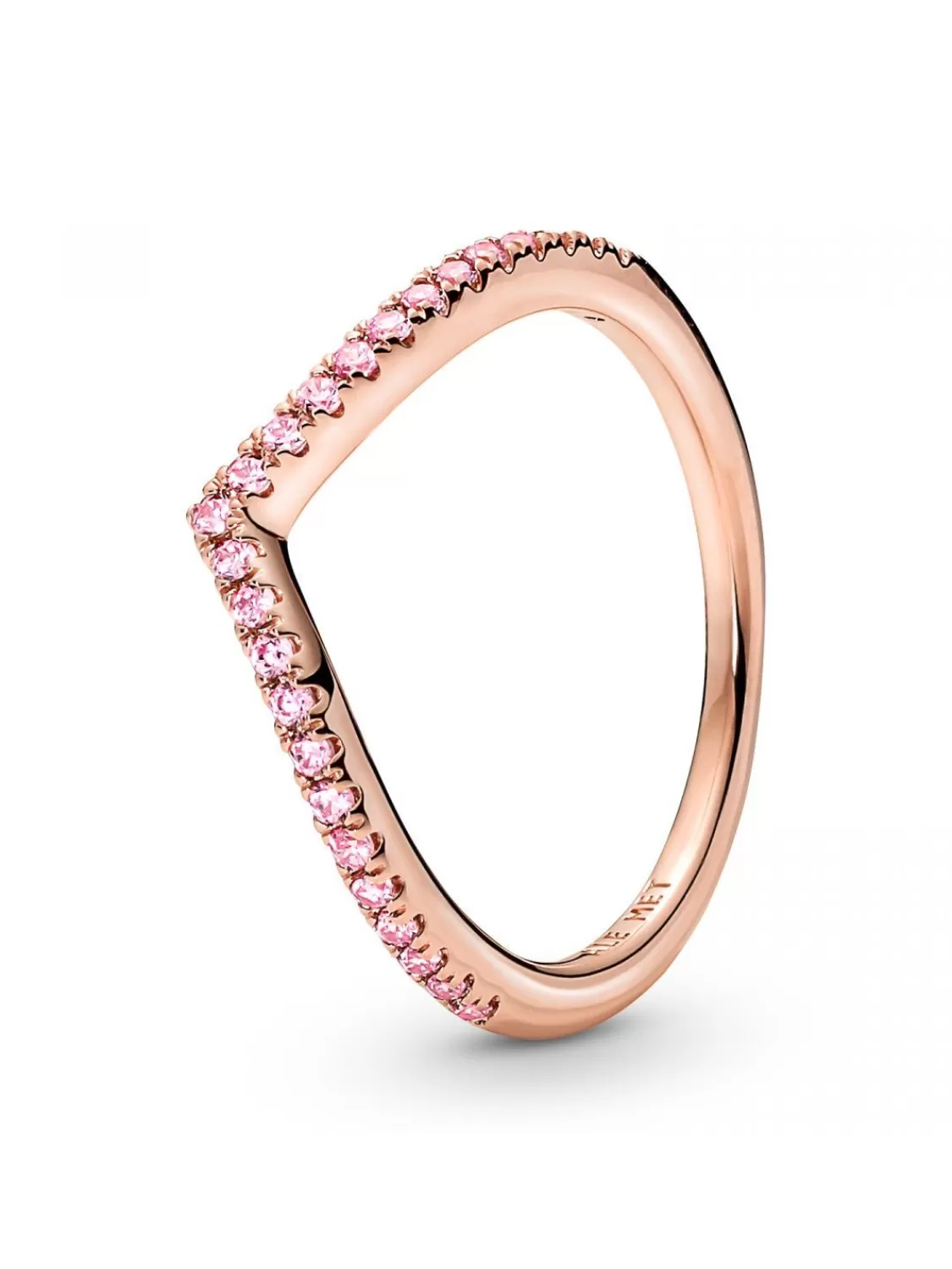 Pandora Damenring Wish Funkelndes Pink Rosegoldfarben | Damenschmuck