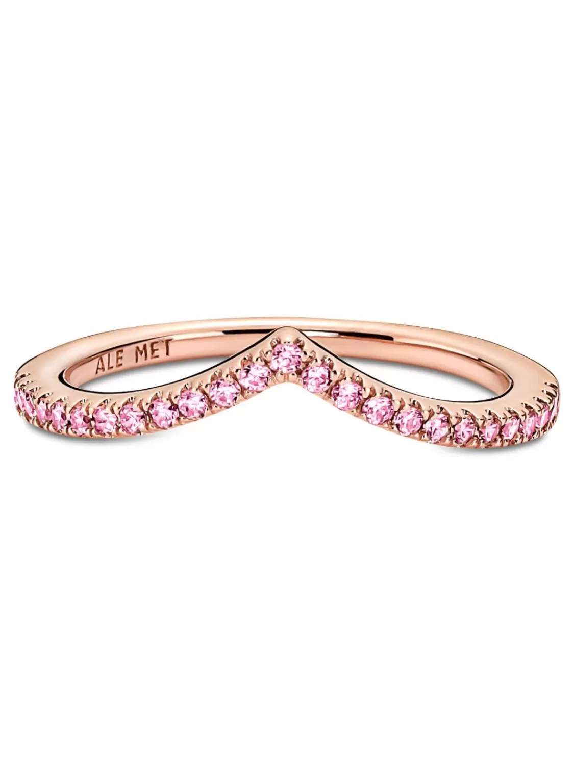 Pandora Damenring Wish Funkelndes Pink Rosegoldfarben | Damenschmuck