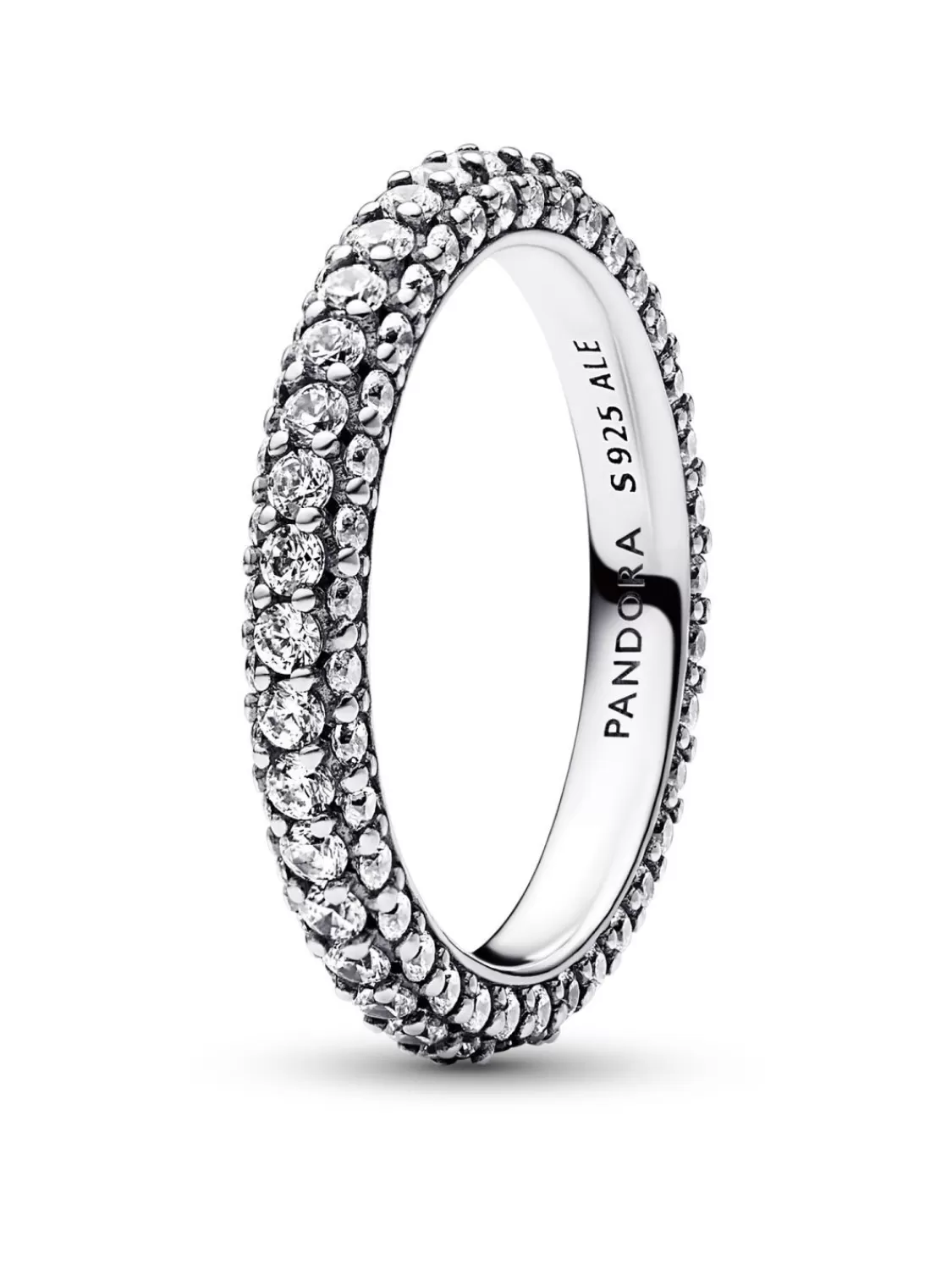 Pandora Damen-Ring Zeitloses Pave Silber | Damenschmuck