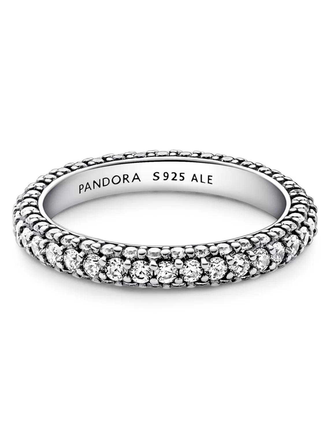 Pandora Damen-Ring Zeitloses Pave Silber | Damenschmuck