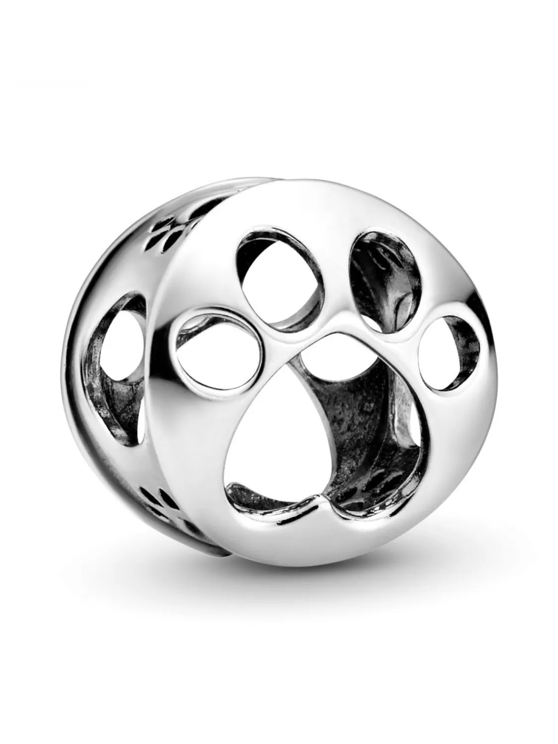 Pandora Silber Bead-Charm Pfotenabdruck | Damenschmuck