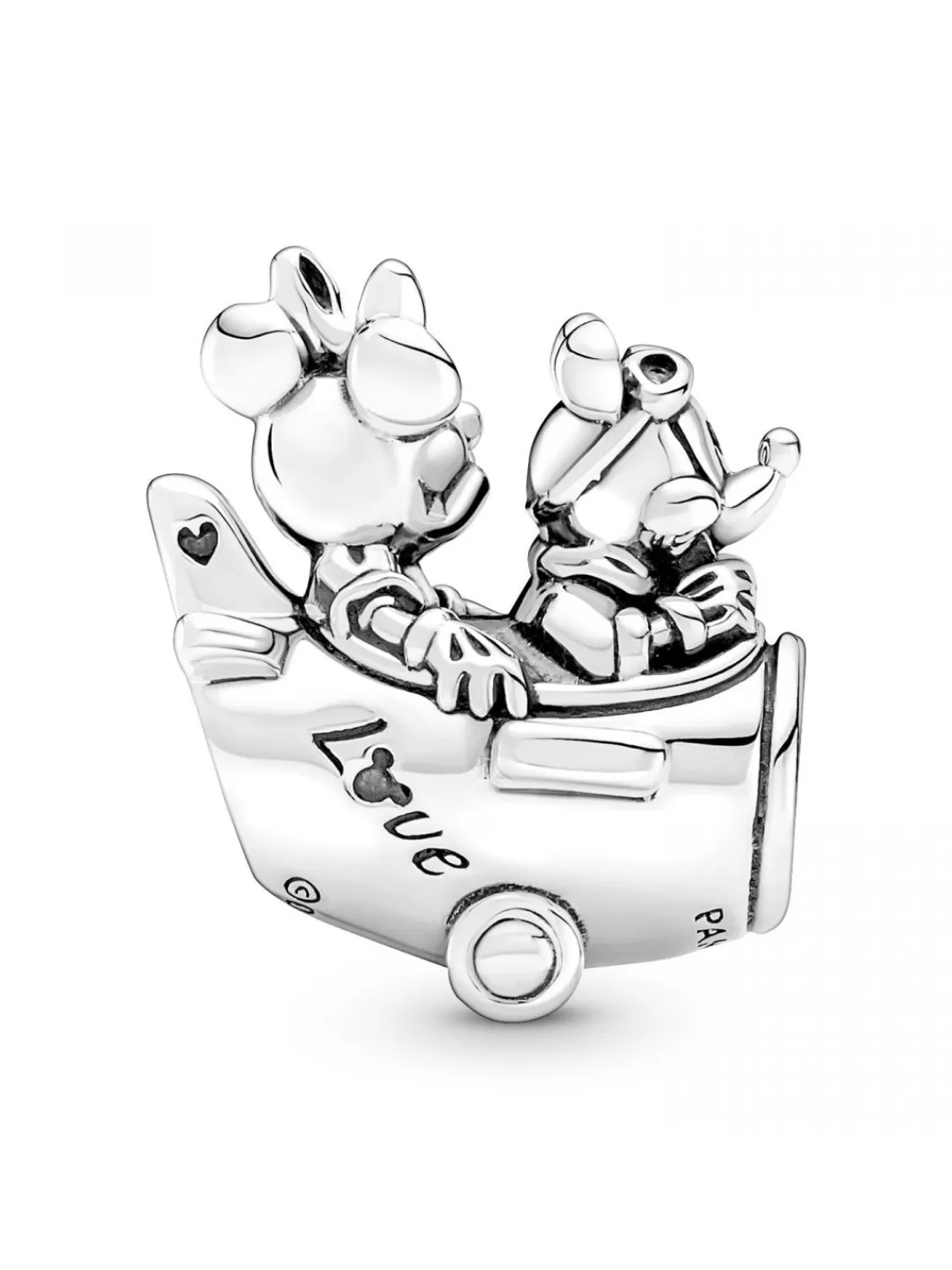 Pandora Silber Charm Disney Micky & Minnie Maus Flugzeug | Damenschmuck