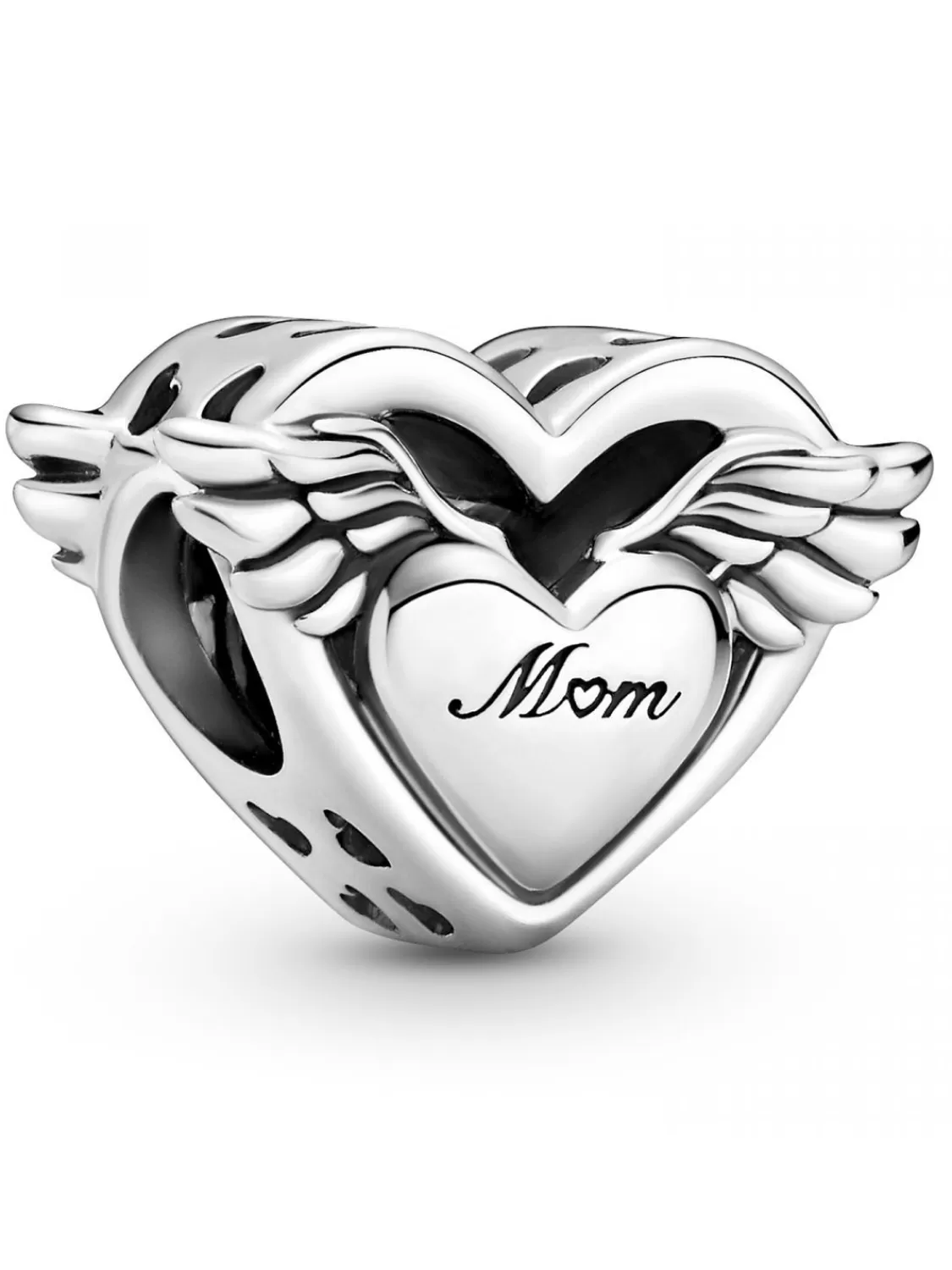 Pandora Silber Charm Engelsflugel & Mum | Damenschmuck