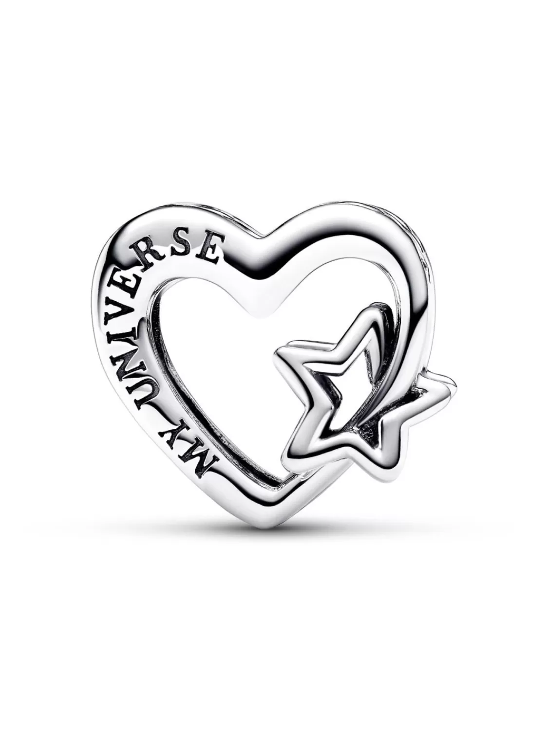 Pandora Silber Charm Familie Herz & Stern | Damenschmuck