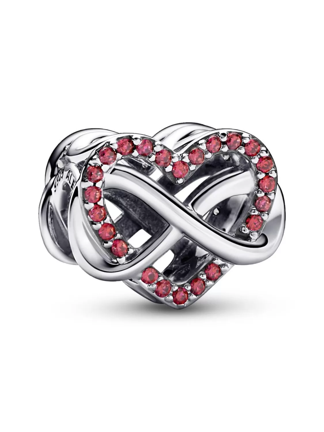 Pandora Silber Charm Familie Unendlichkeit Herz | Damenschmuck